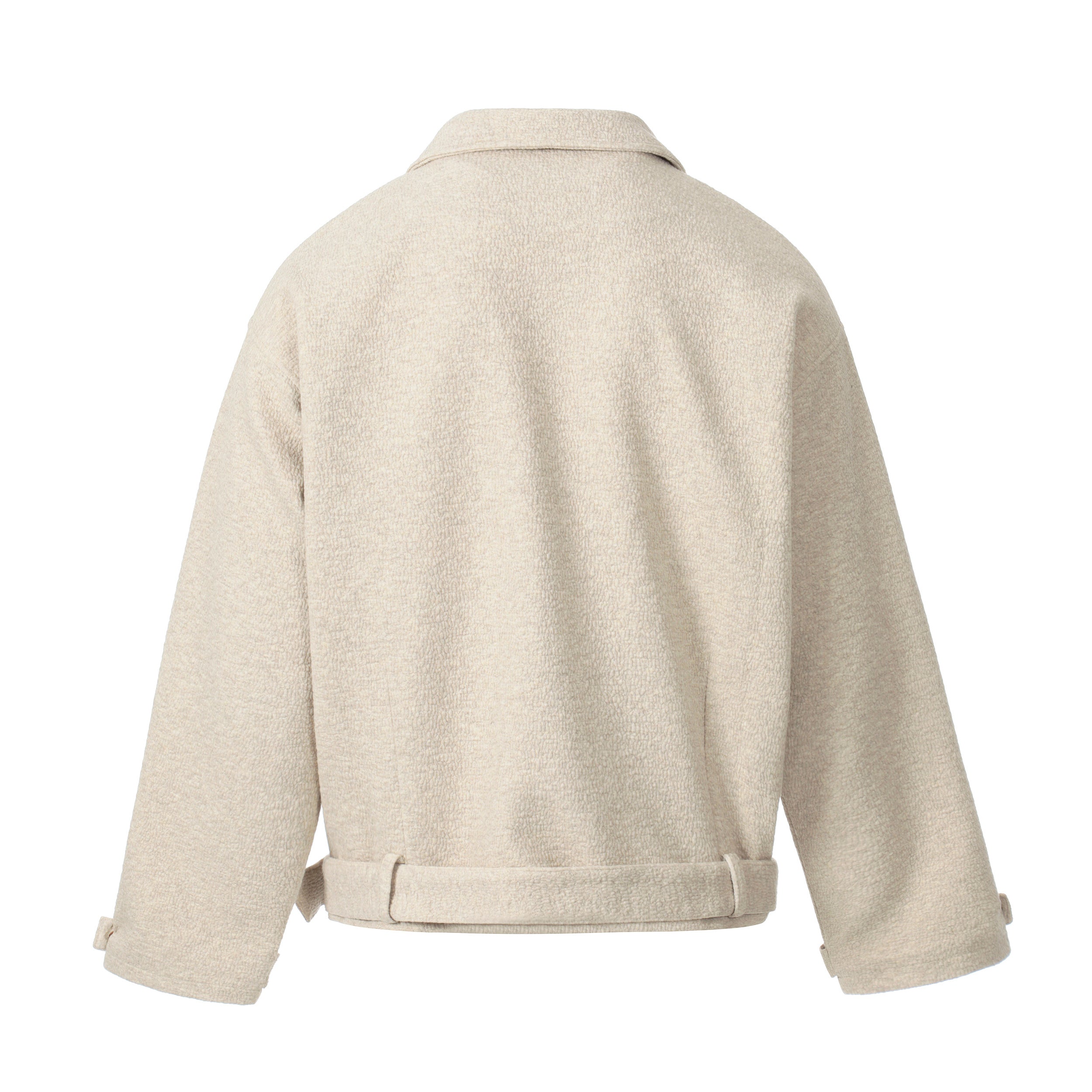 Omirad Belted Cropped Jacket