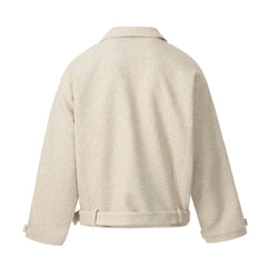 Omirad Belted Cropped Jacket