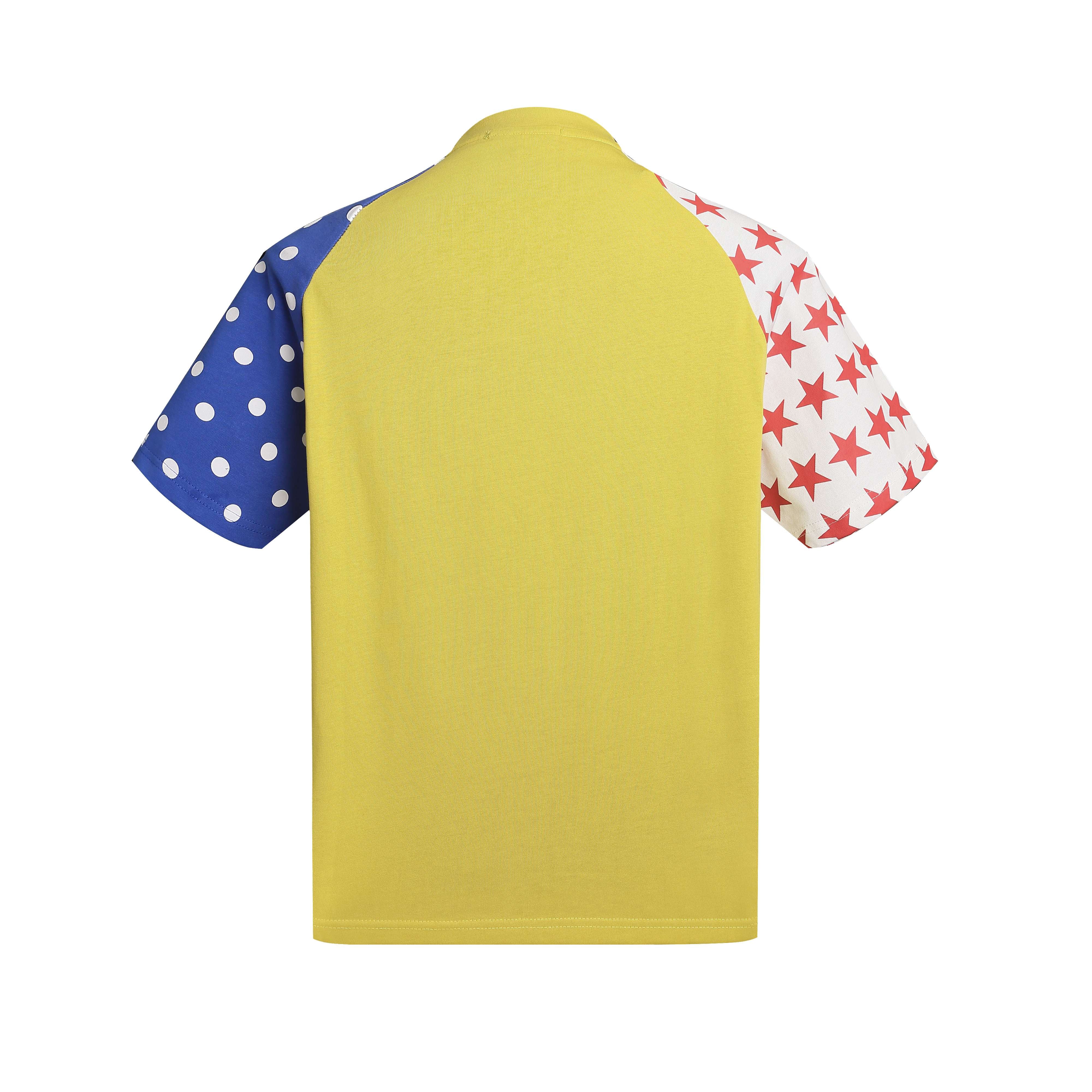 Omirad Patchwork Raglan Graphic T-Shirt