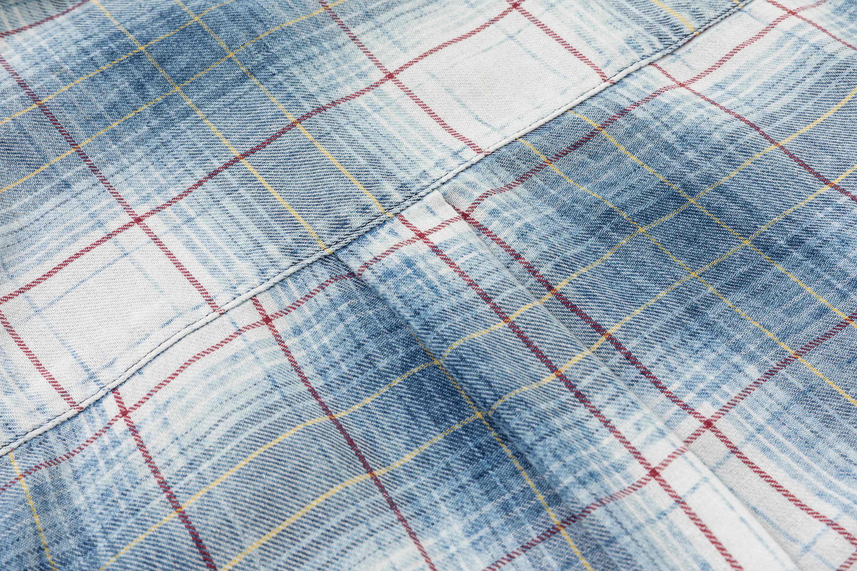 Omirad Vintage Plaid Flannel Shirt