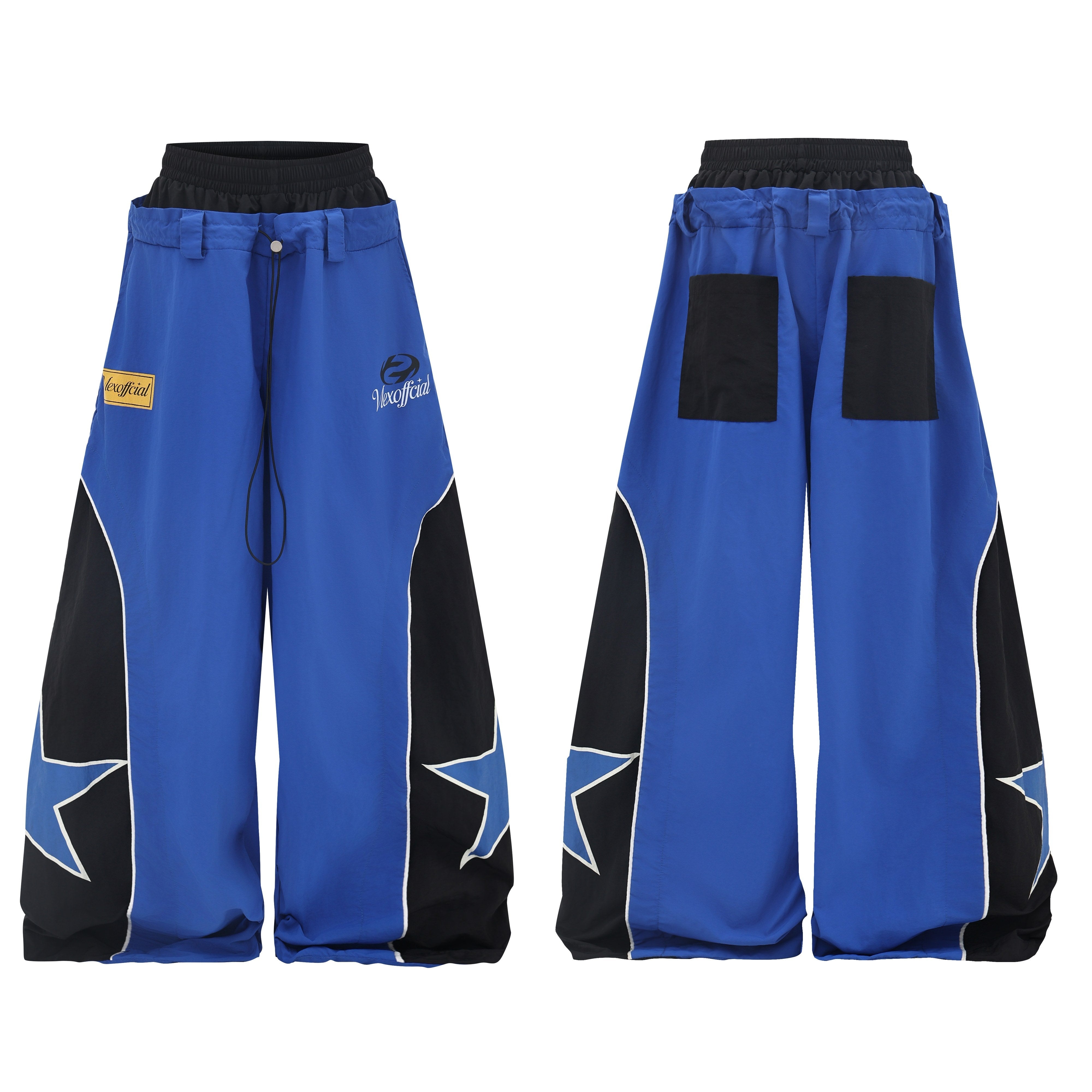 Omirad Star Panel Wide-Leg Sweatpants