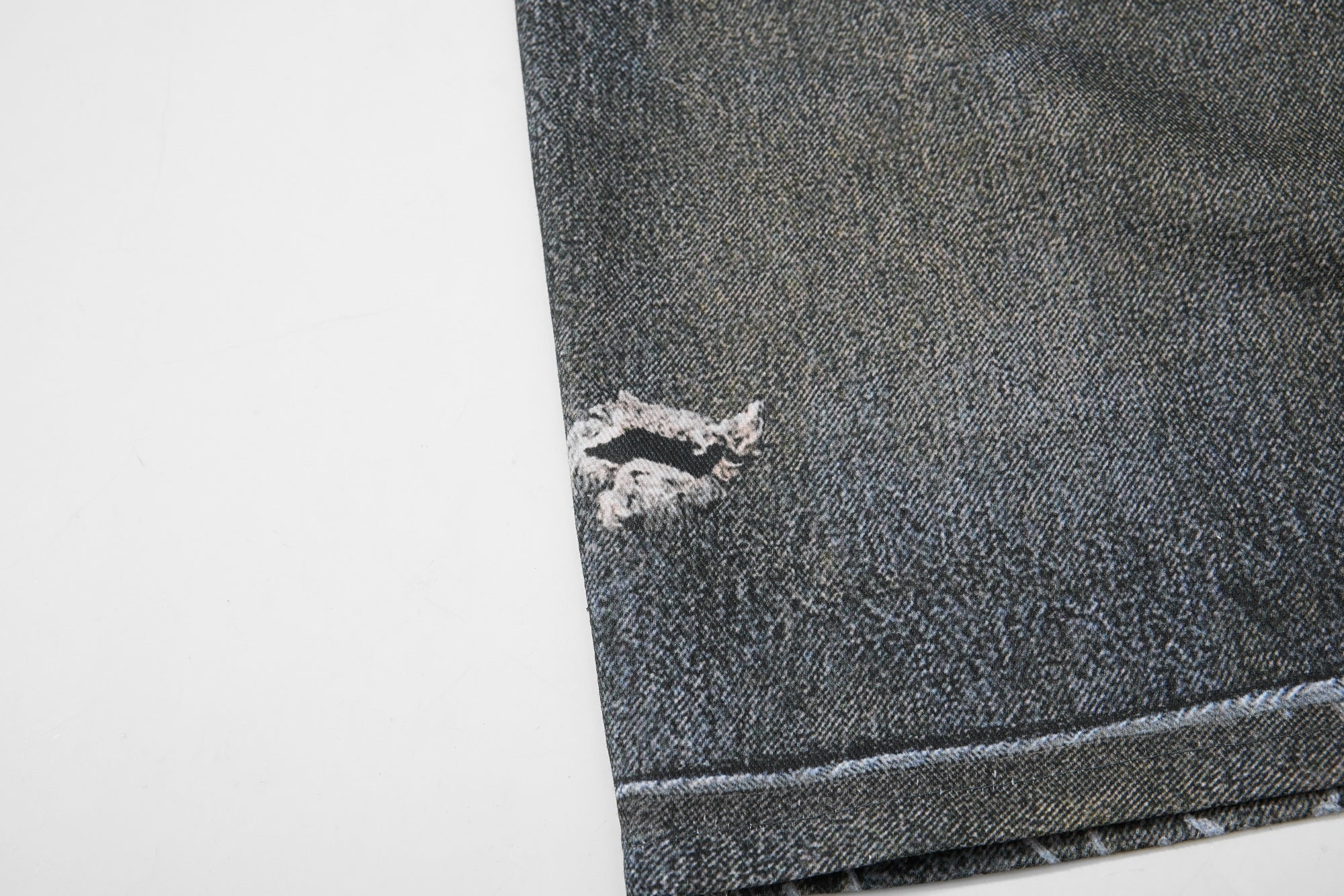 Omirad Layered Punk Denim Jorts