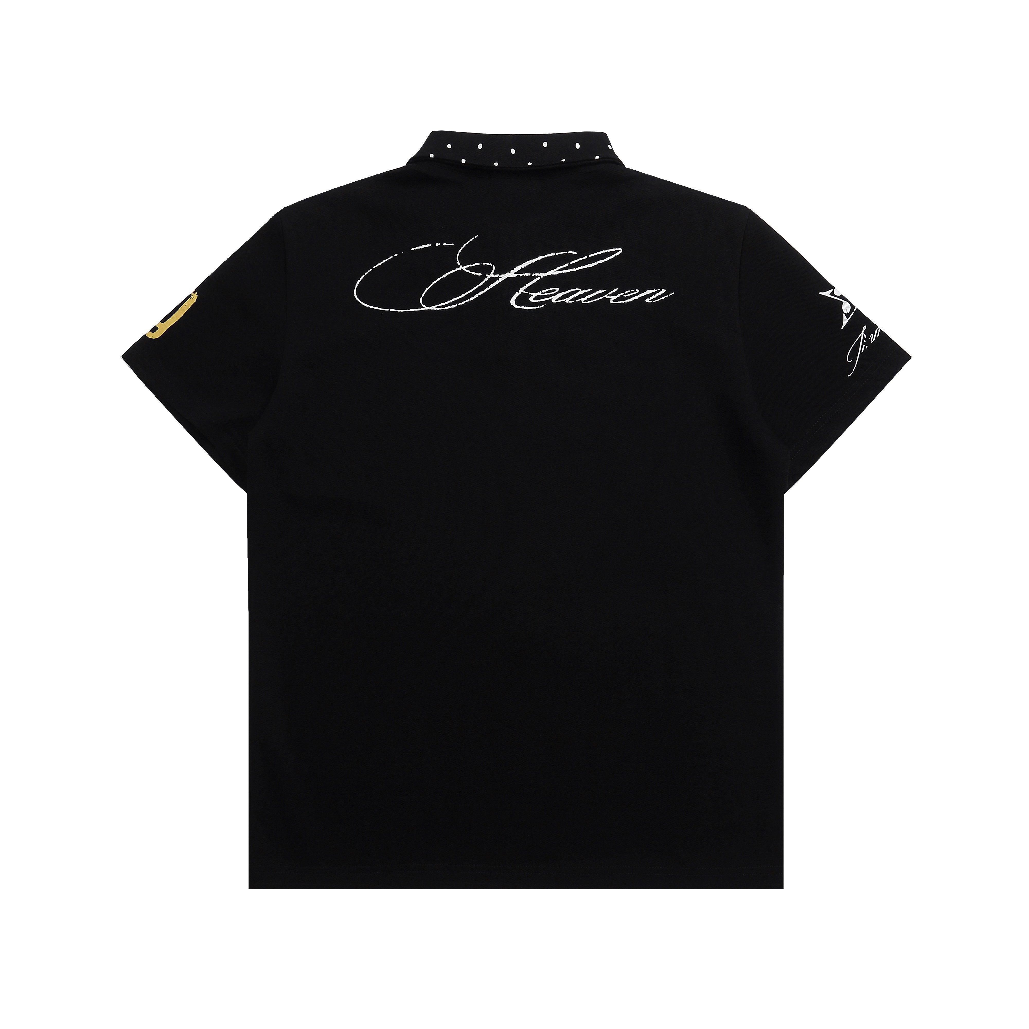 Omirad Studded Collar Polo Shirt