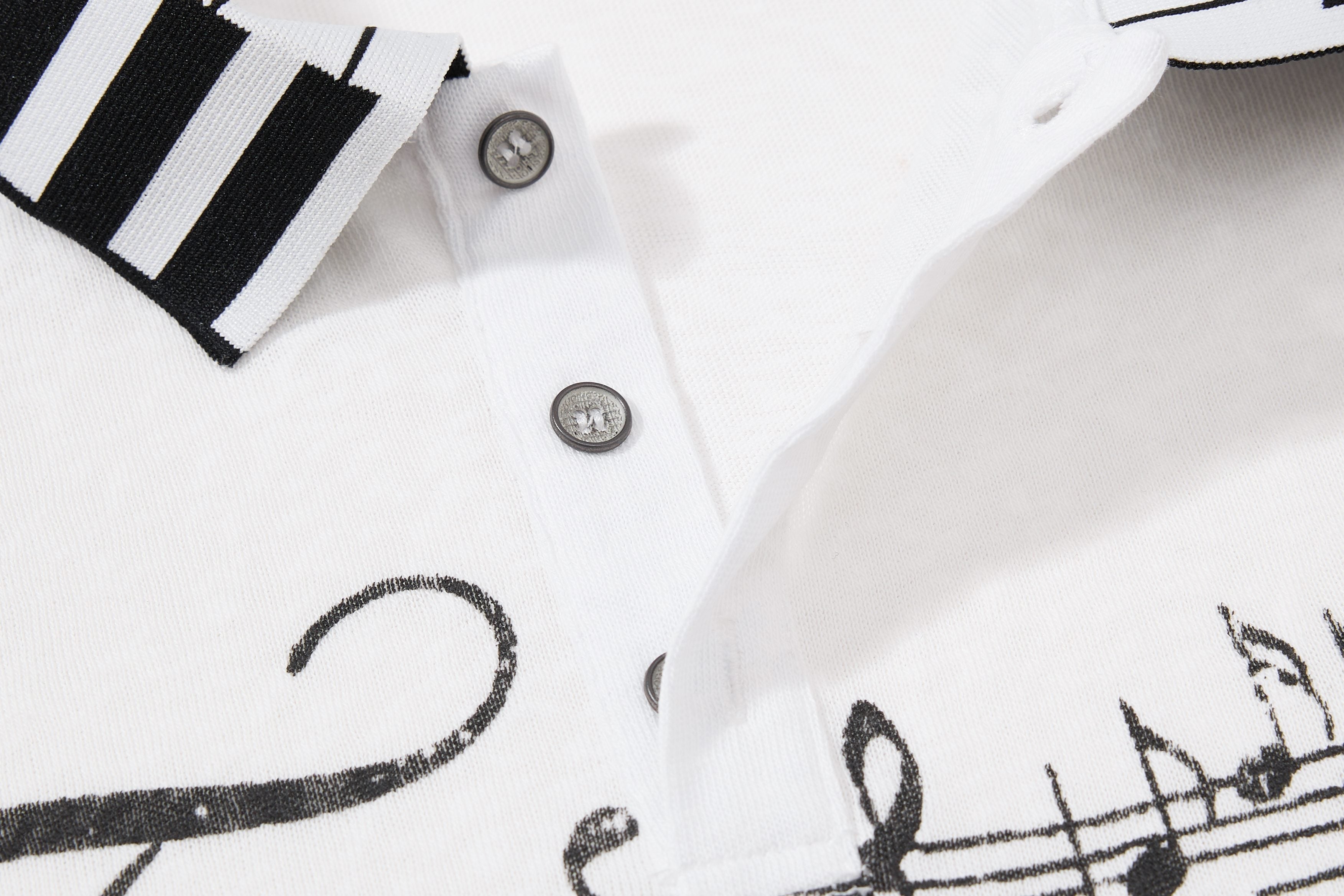 Omirad Music Script Polo Shirt