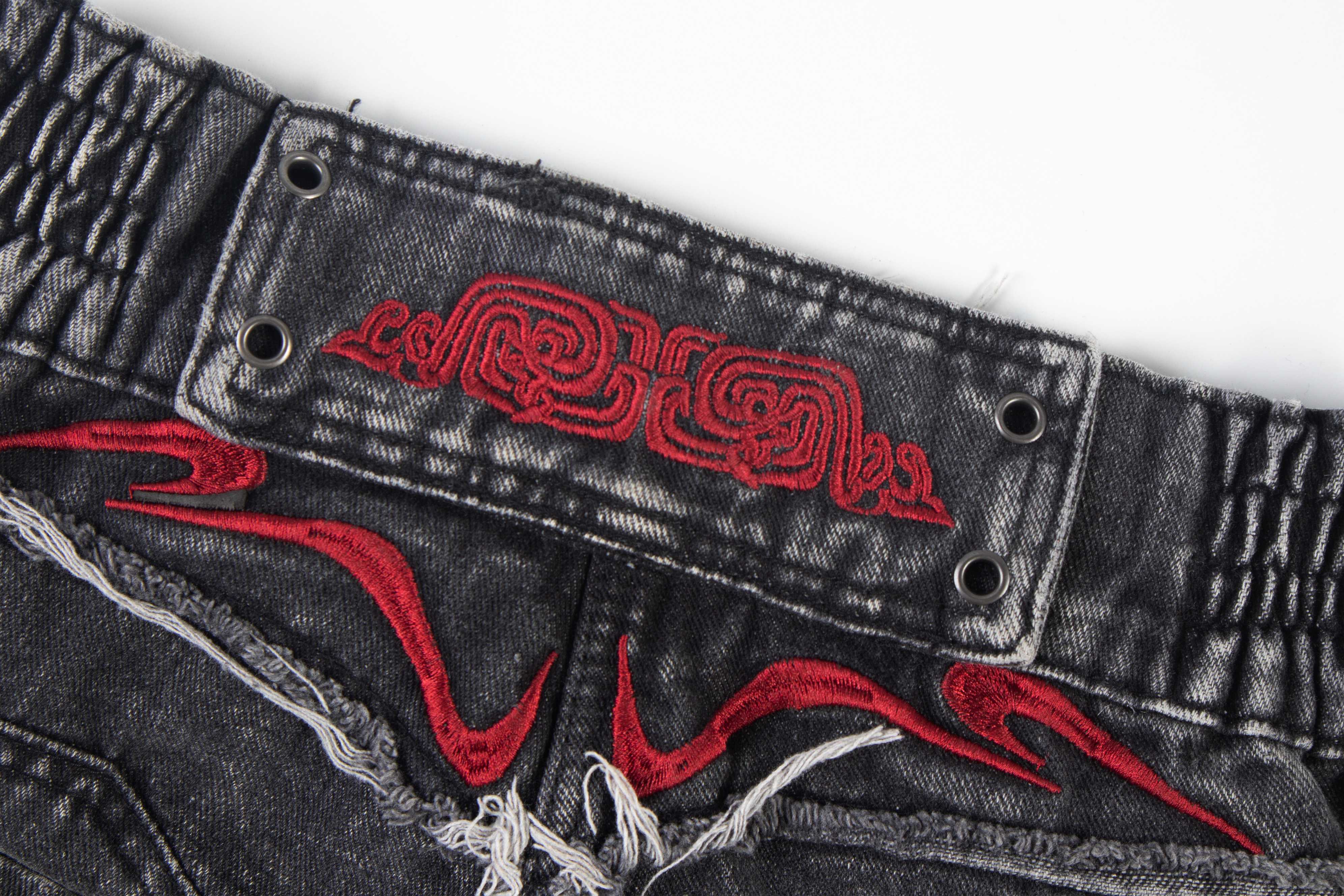 Omirad Distressed Panel Baggy Jeans