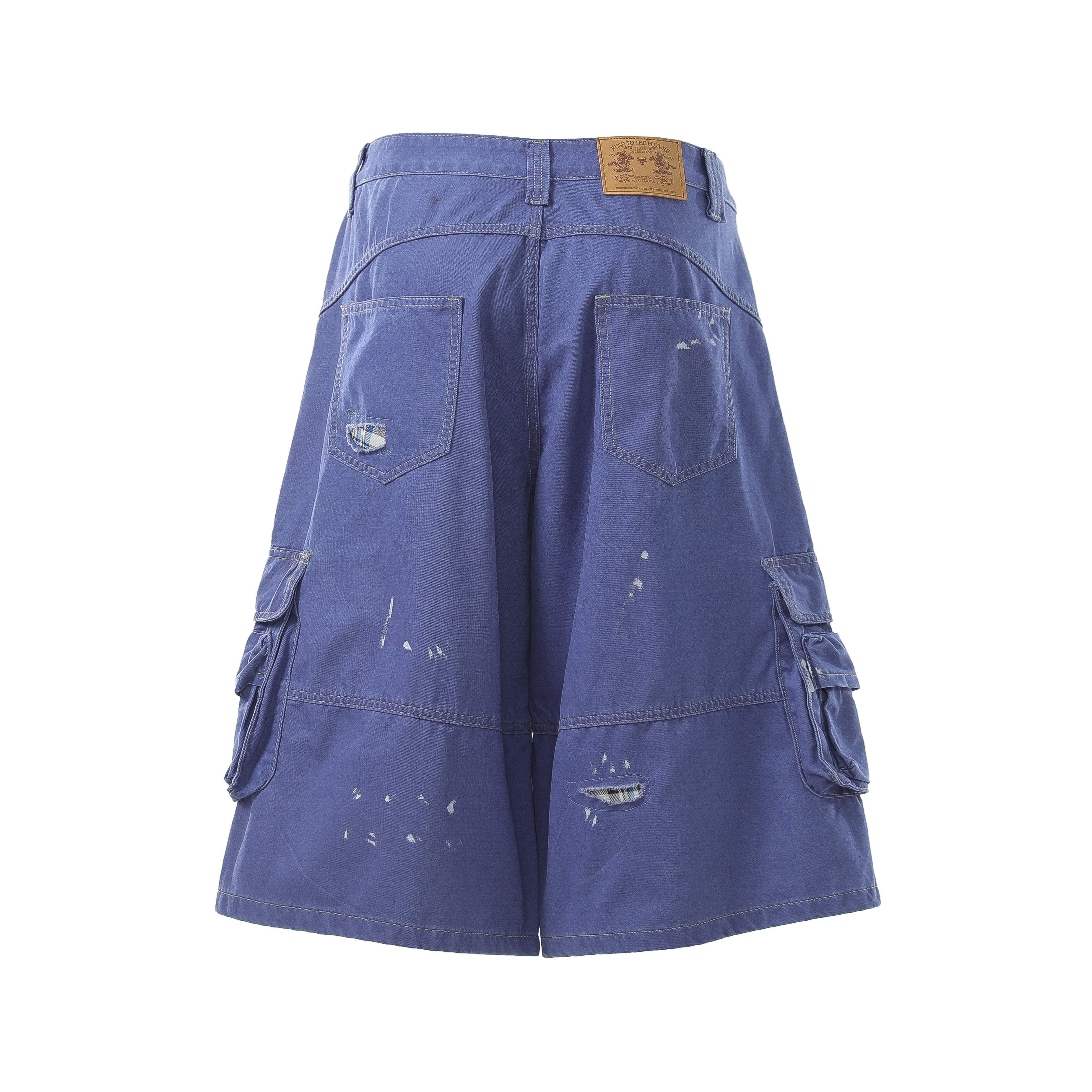 Omirad “Distressed Utility Cargo Shorts”
