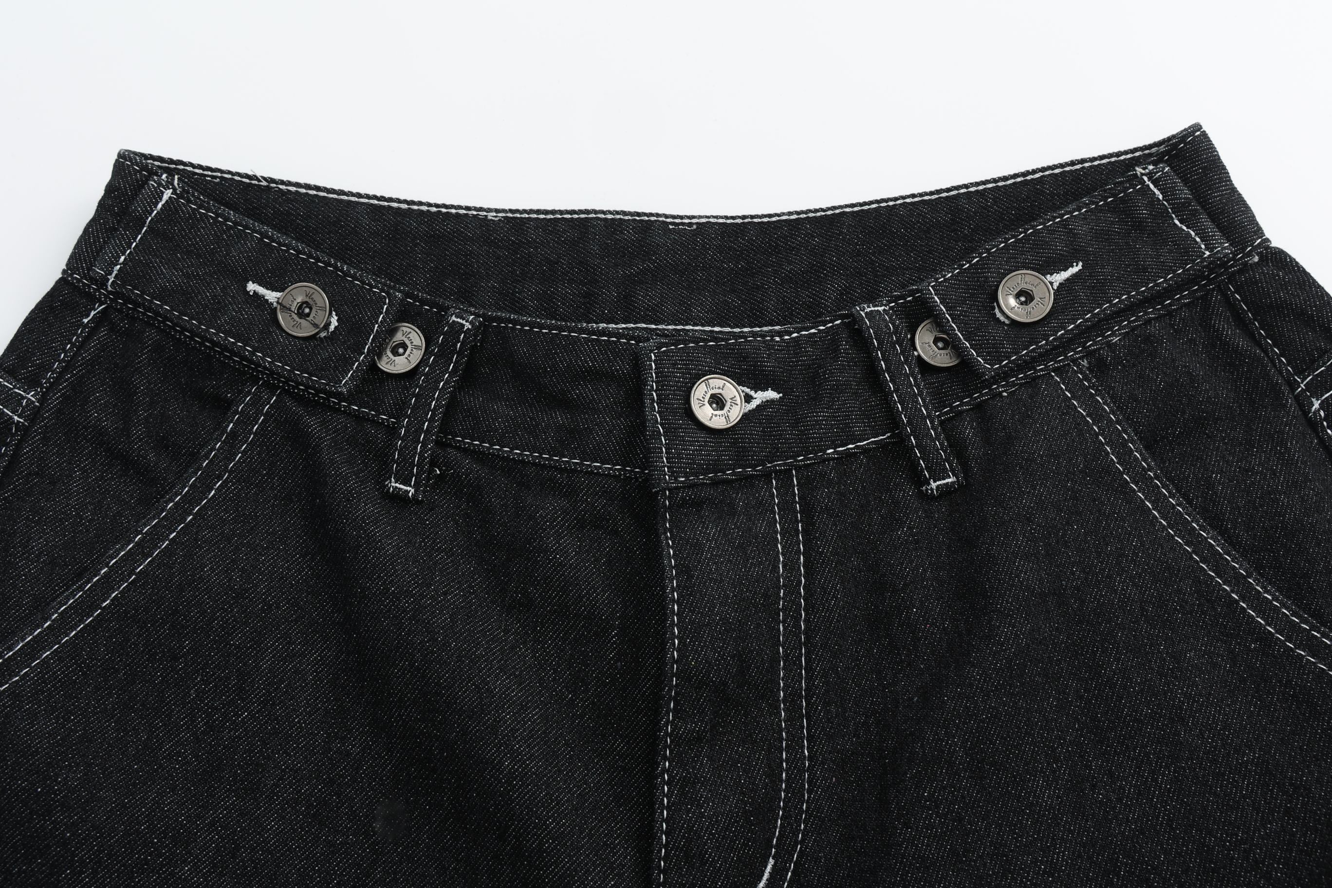 Omirad 404 Patchwork Denim Shorts