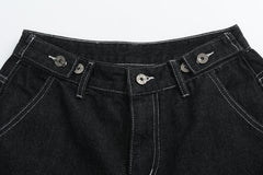 Omirad 404 Patchwork Denim Shorts