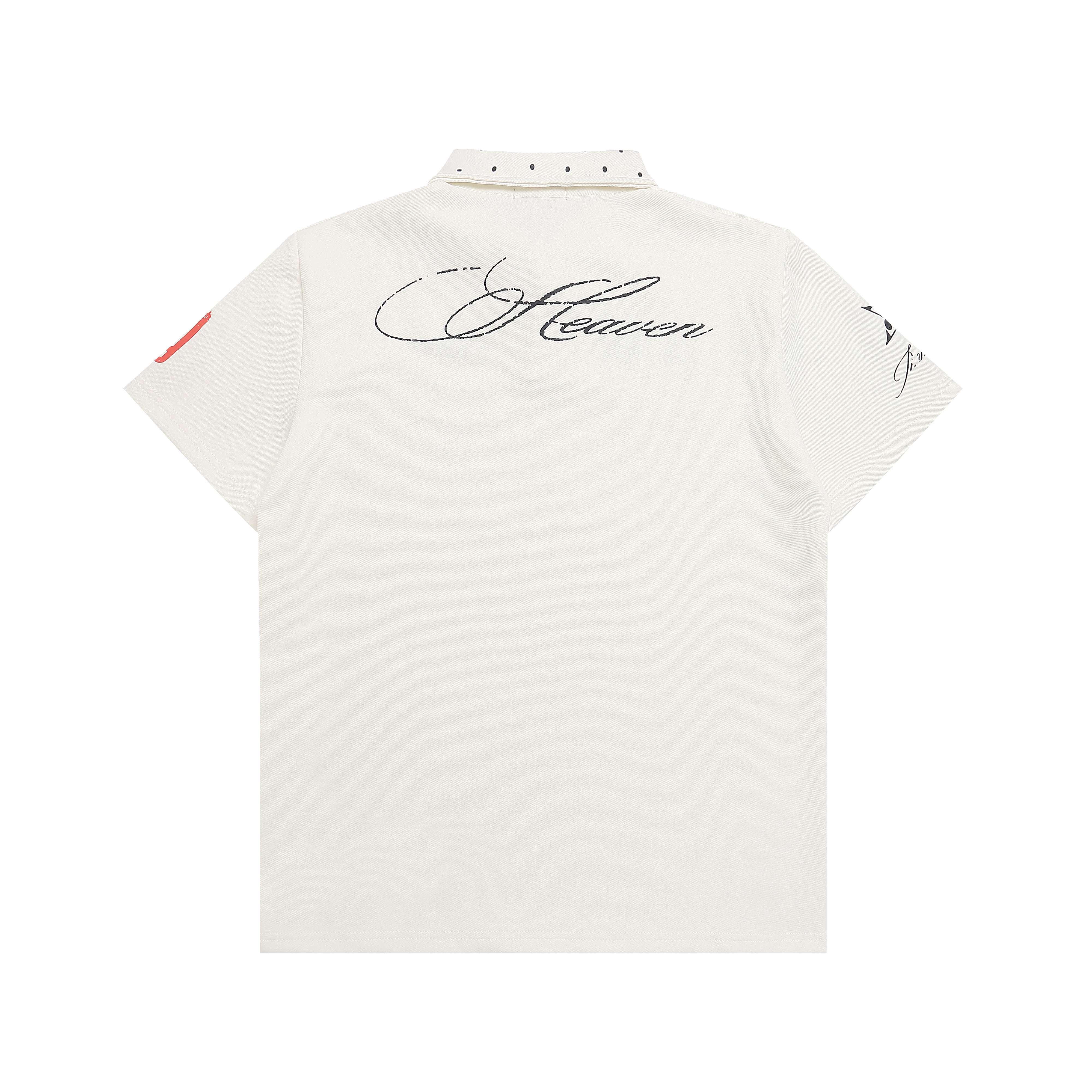 Omirad Studded Collar Polo Shirt