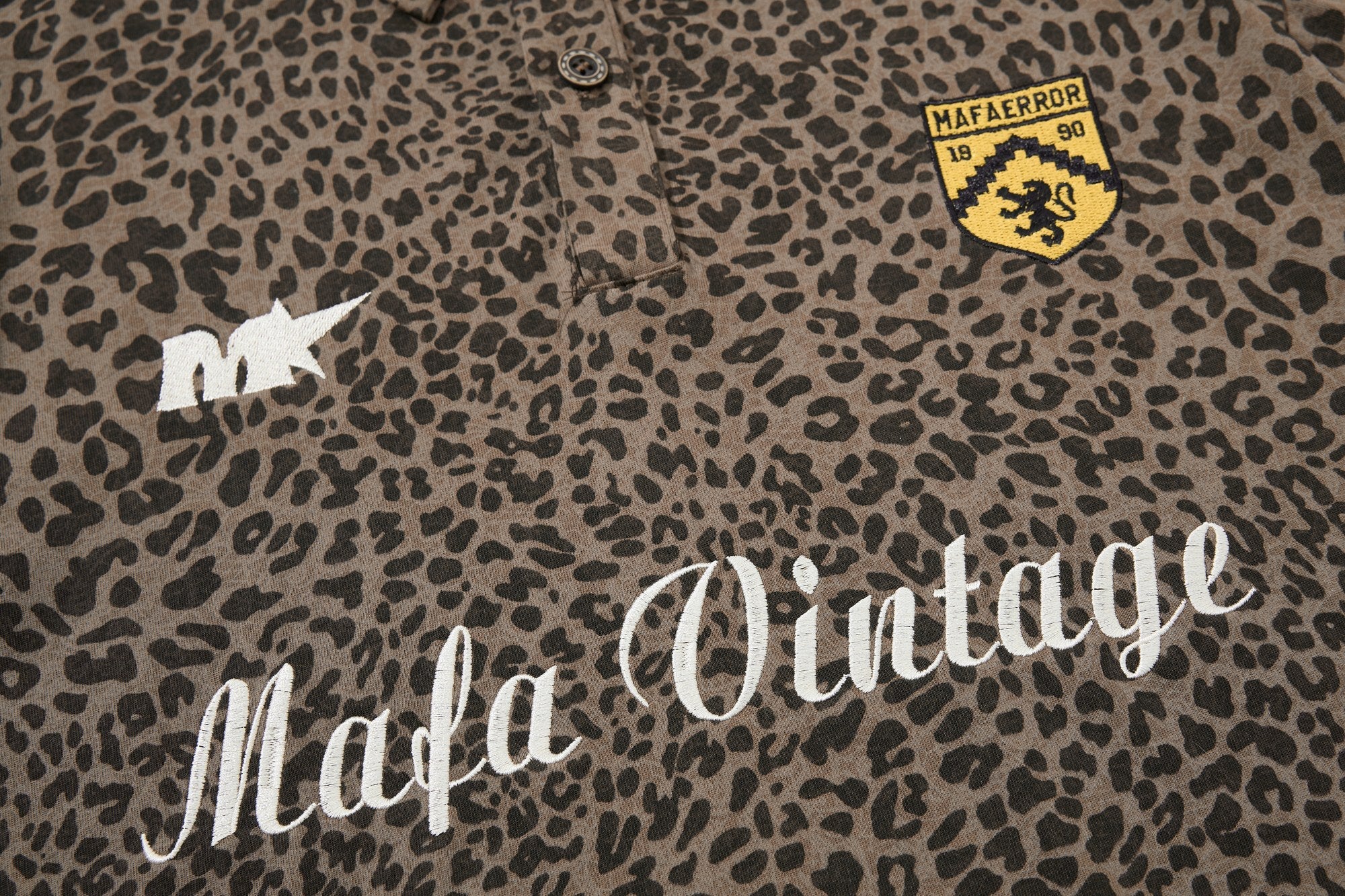 Omirad Leopard Vintage Polo Tee