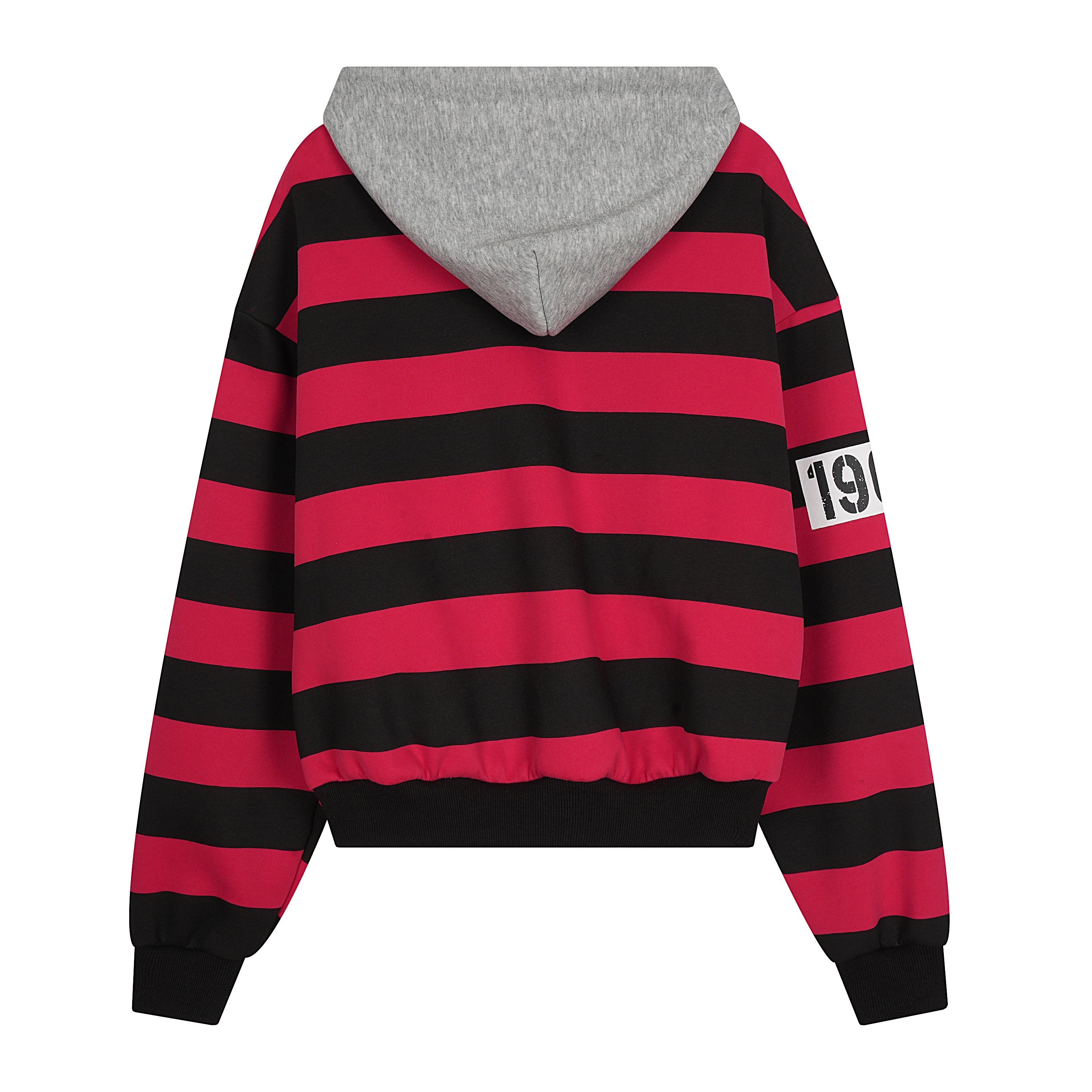 Omirad Striped Zip Hoodie