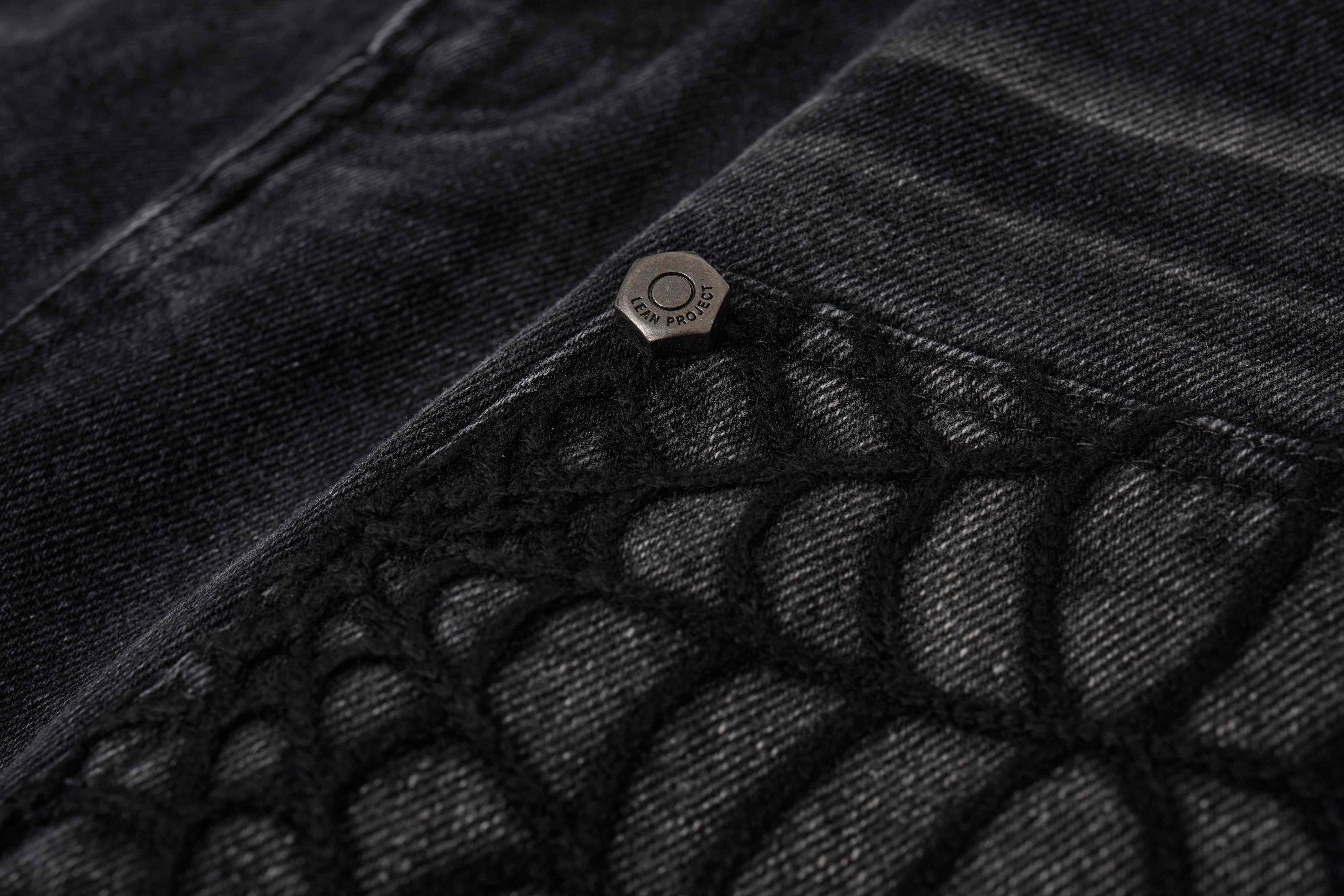 Omirad Web Panel Strap Denim Shorts