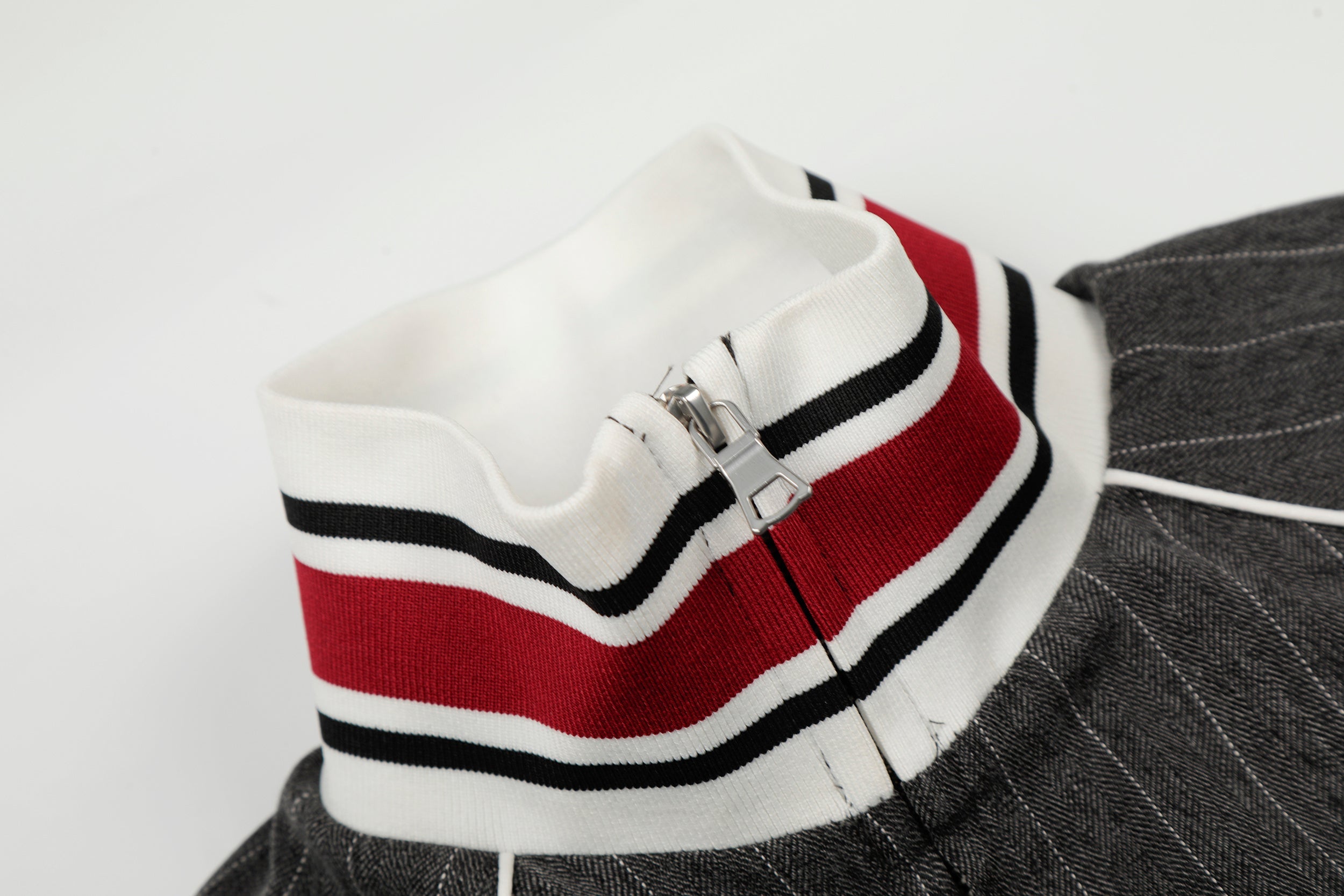 Omirad Pinstripe Track Zip Jacket