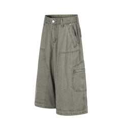 Omirad Vintage Utility Denim Shorts