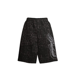 Omirad Leopard Print Loose Shorts