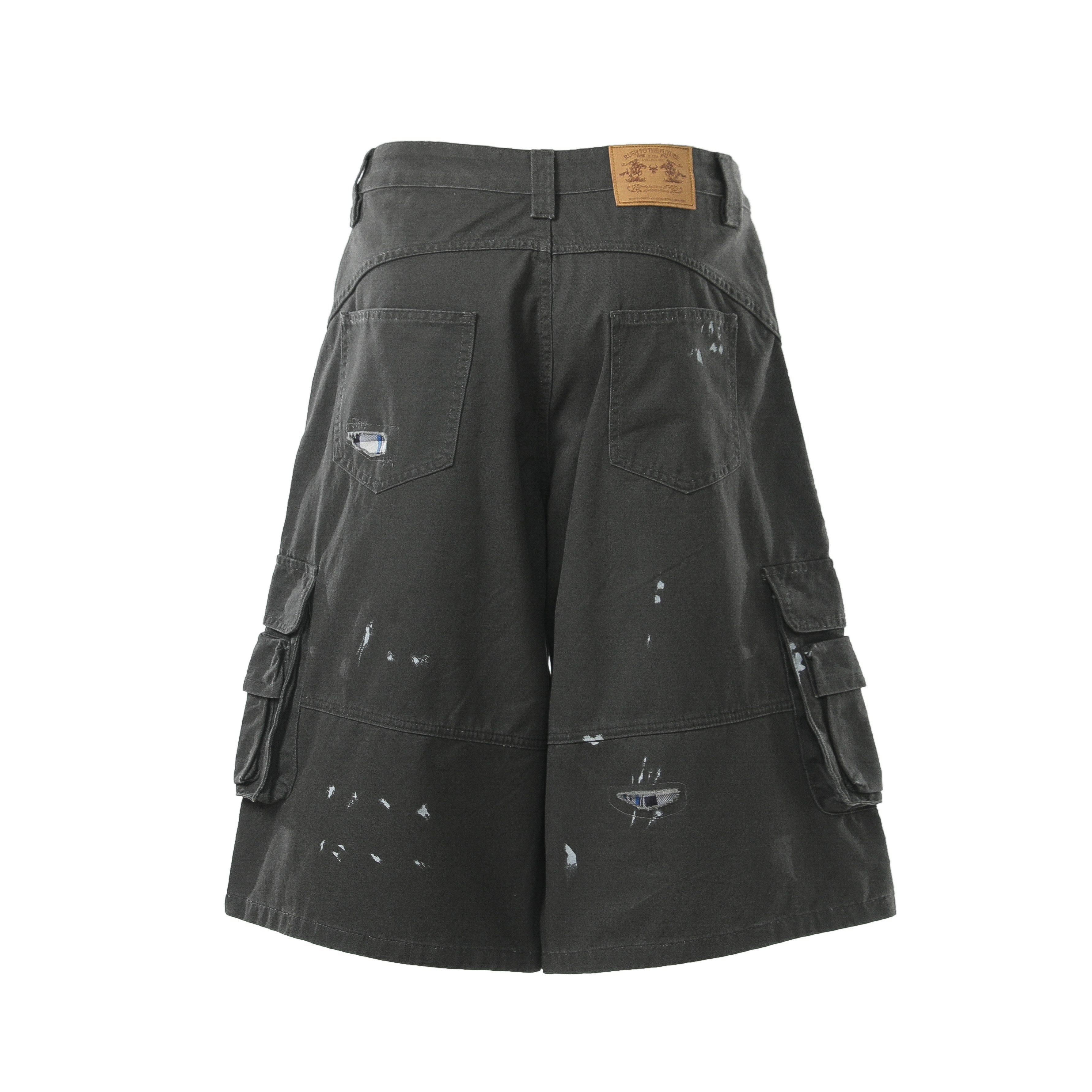 Omirad “Distressed Utility Cargo Shorts”