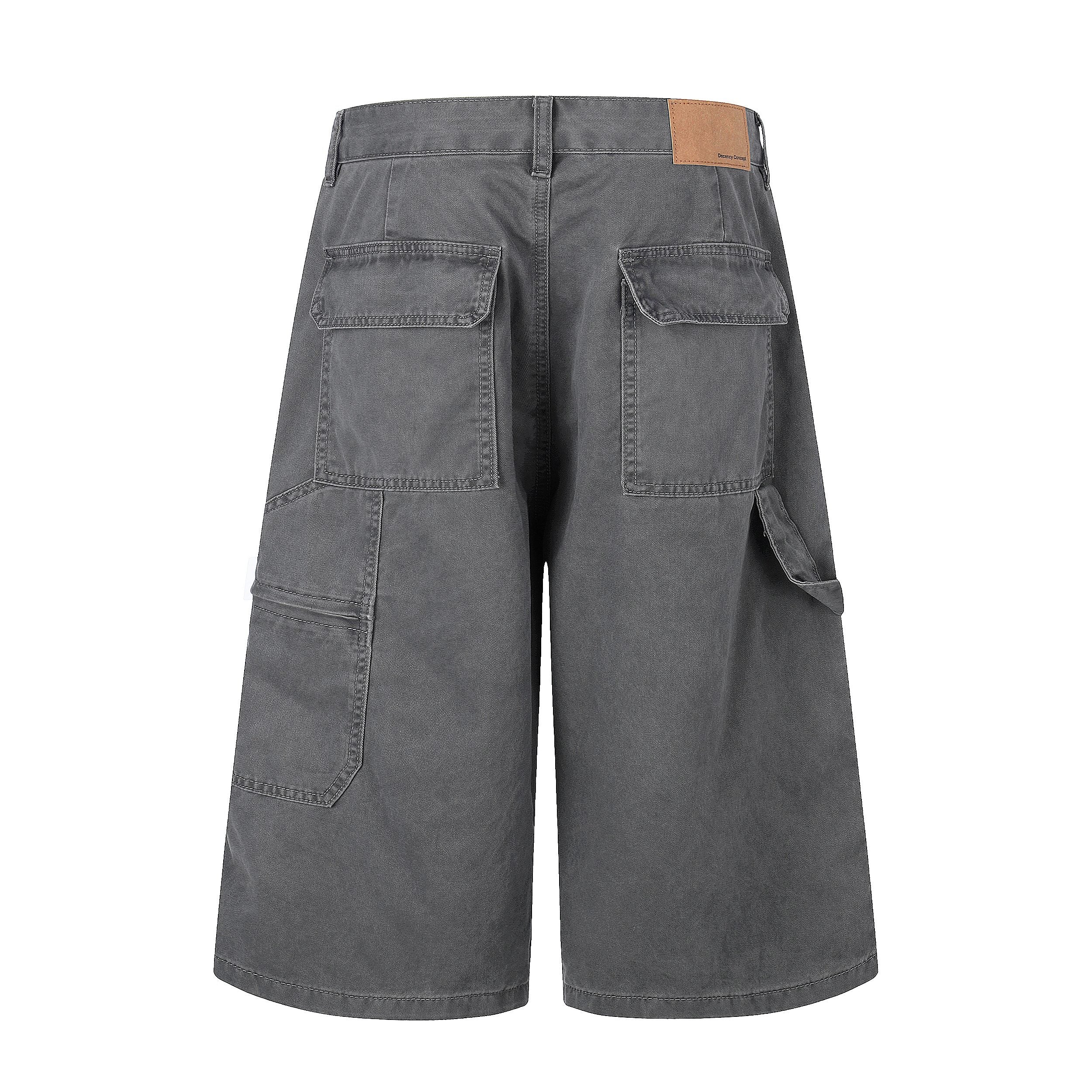 Omirad Vintage Utility Denim Shorts