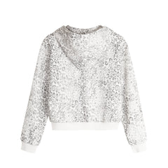 Omirad Leopard Print Zip-Up Hoodie