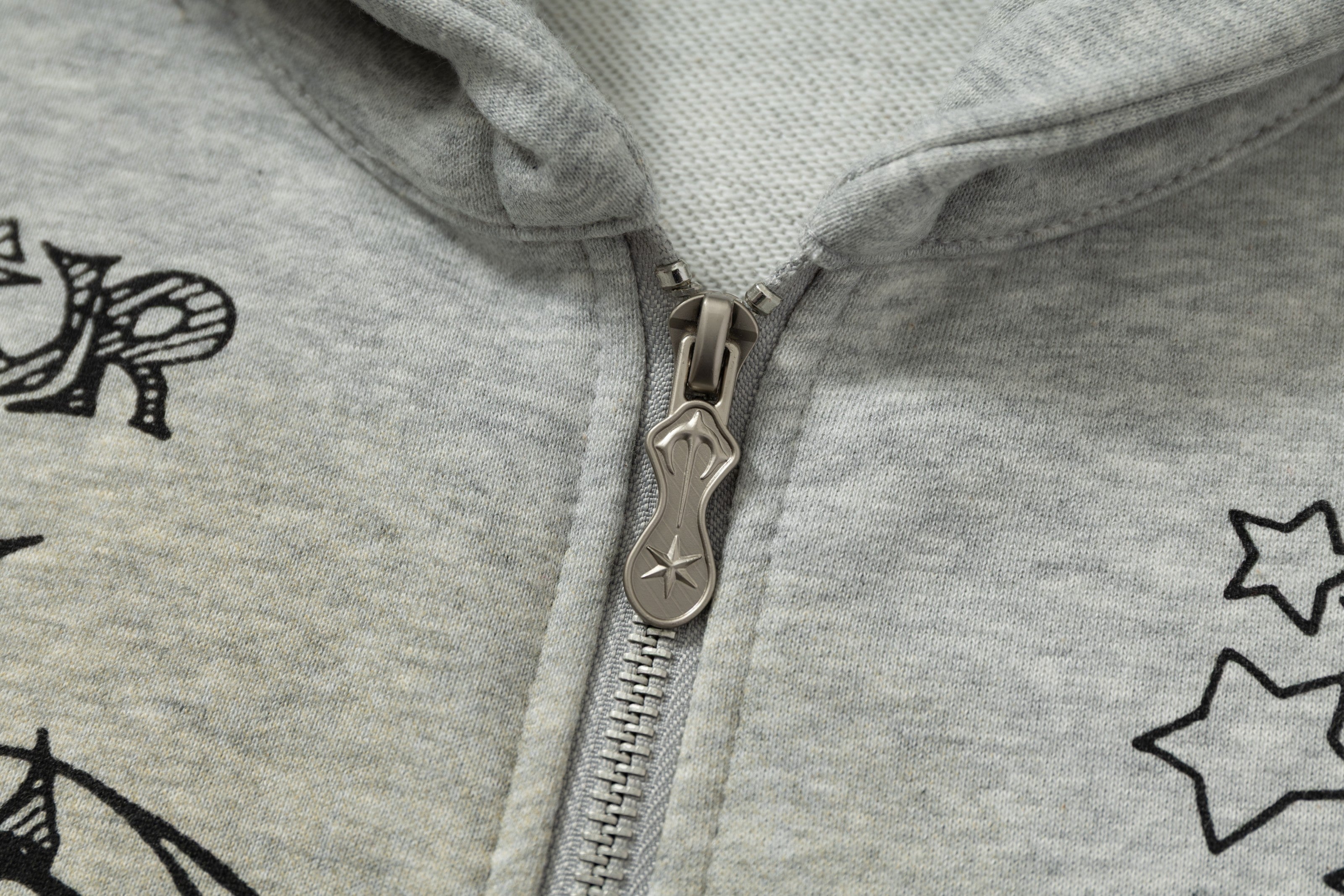 Omirad Doodle Graphic Zip Hoodie