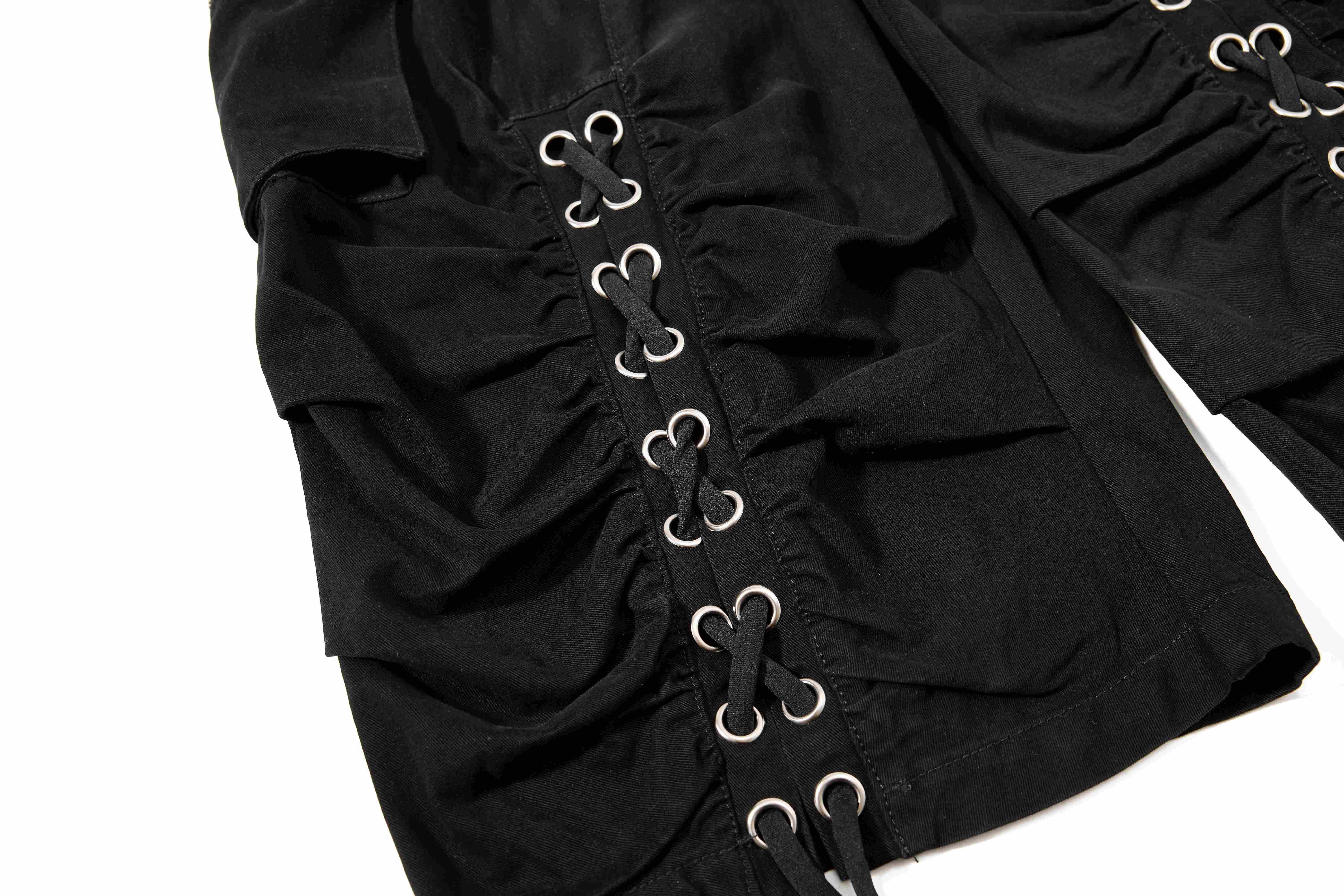 Omirad Lace-Up Utility Cargo Shorts