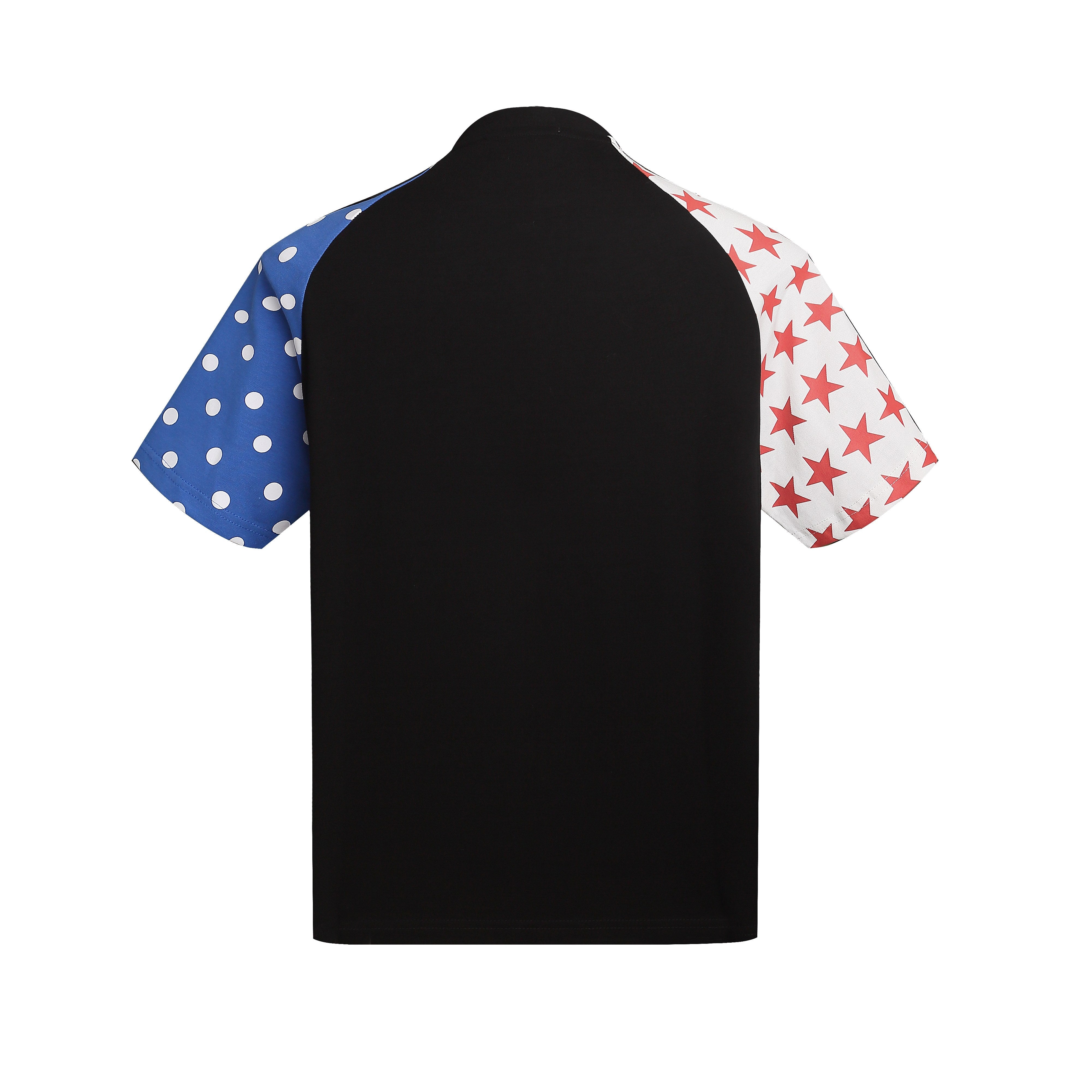Omirad Patchwork Raglan Graphic T-Shirt