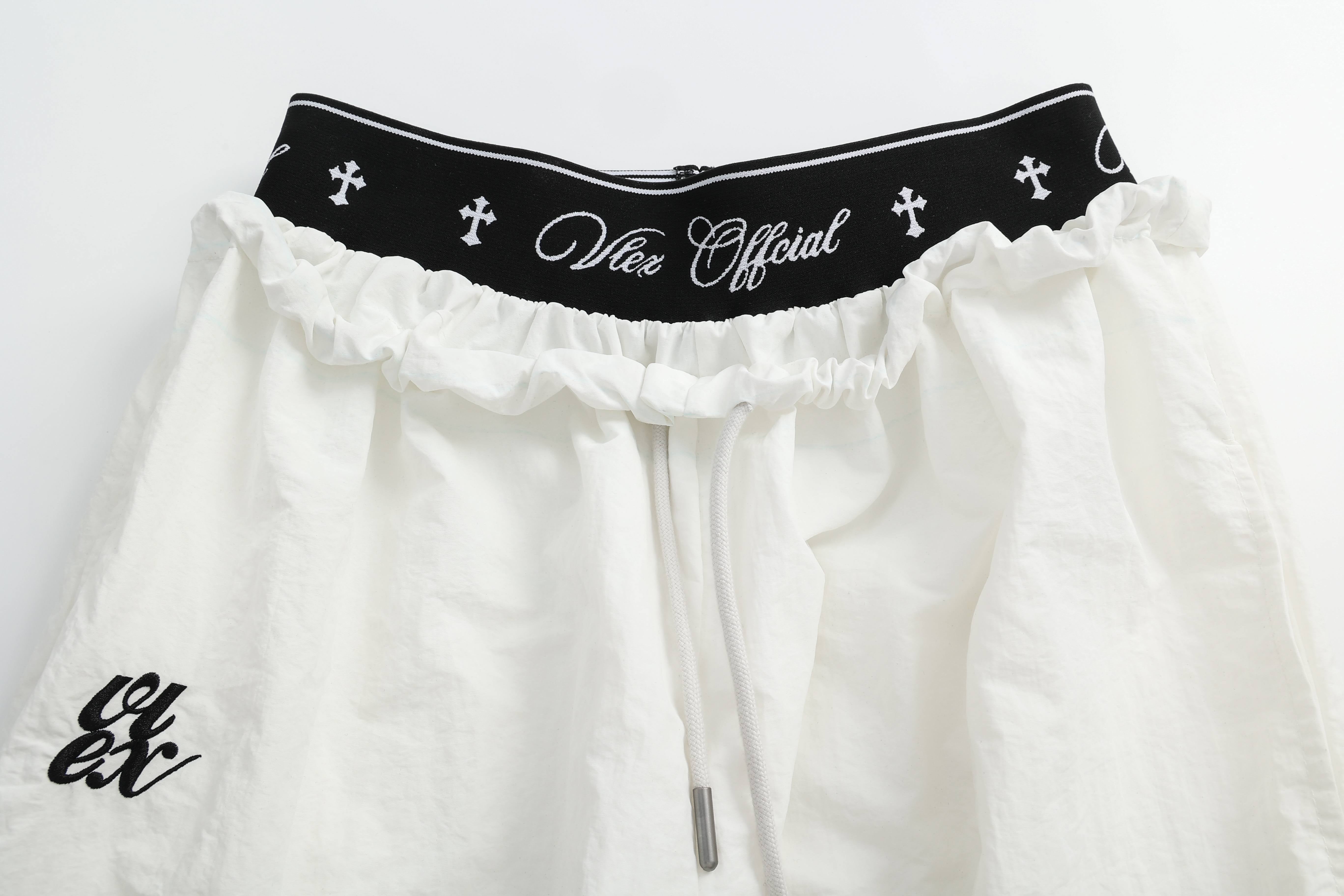 Omirad Layered Waist Wide-Leg Sweatpants