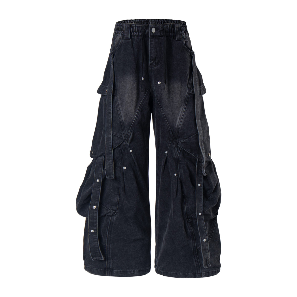 Omirad Multi-Pocket Baggy Denim Jeans