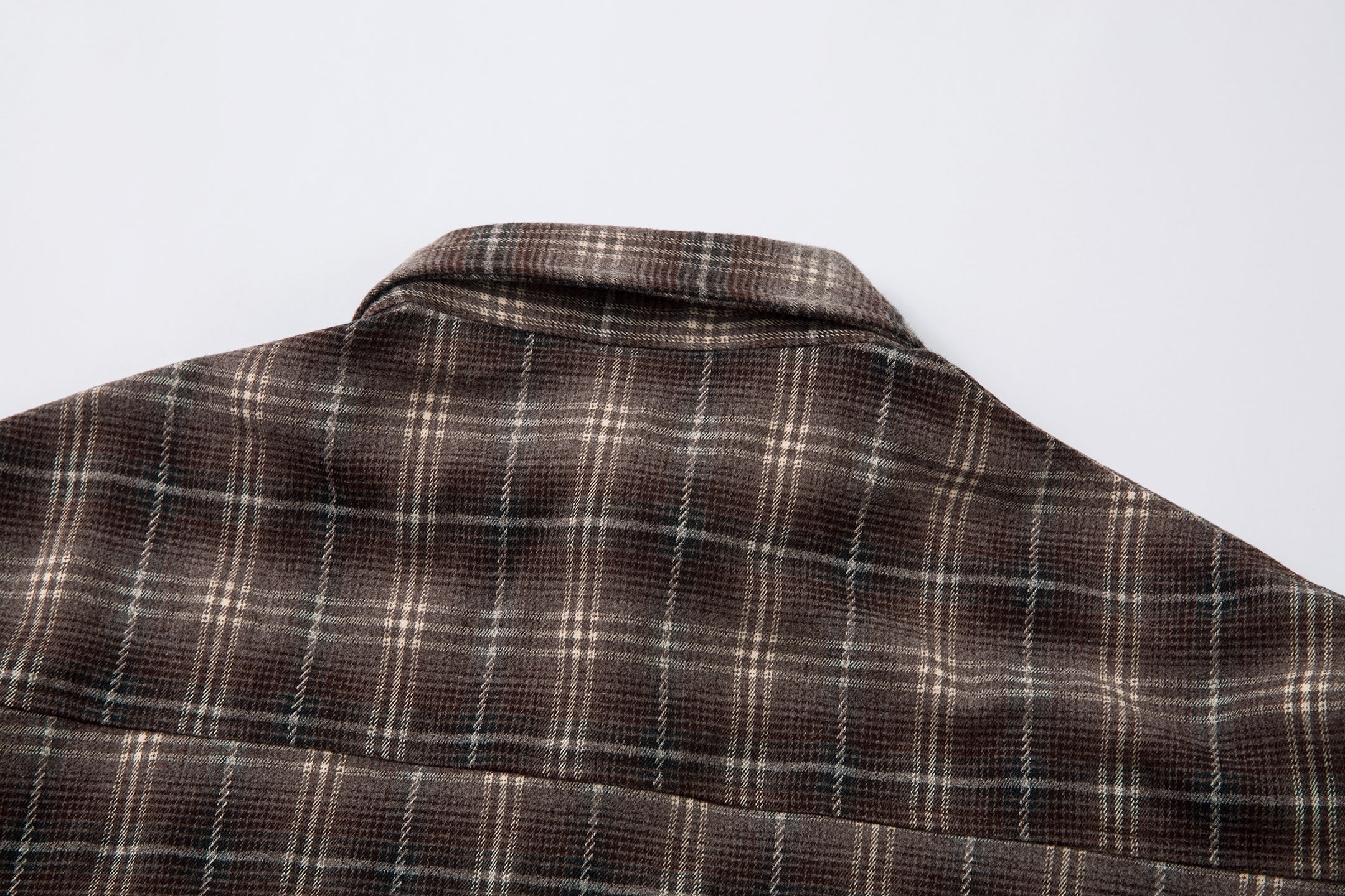 Omirad Layered Plaid Fringe Shirt