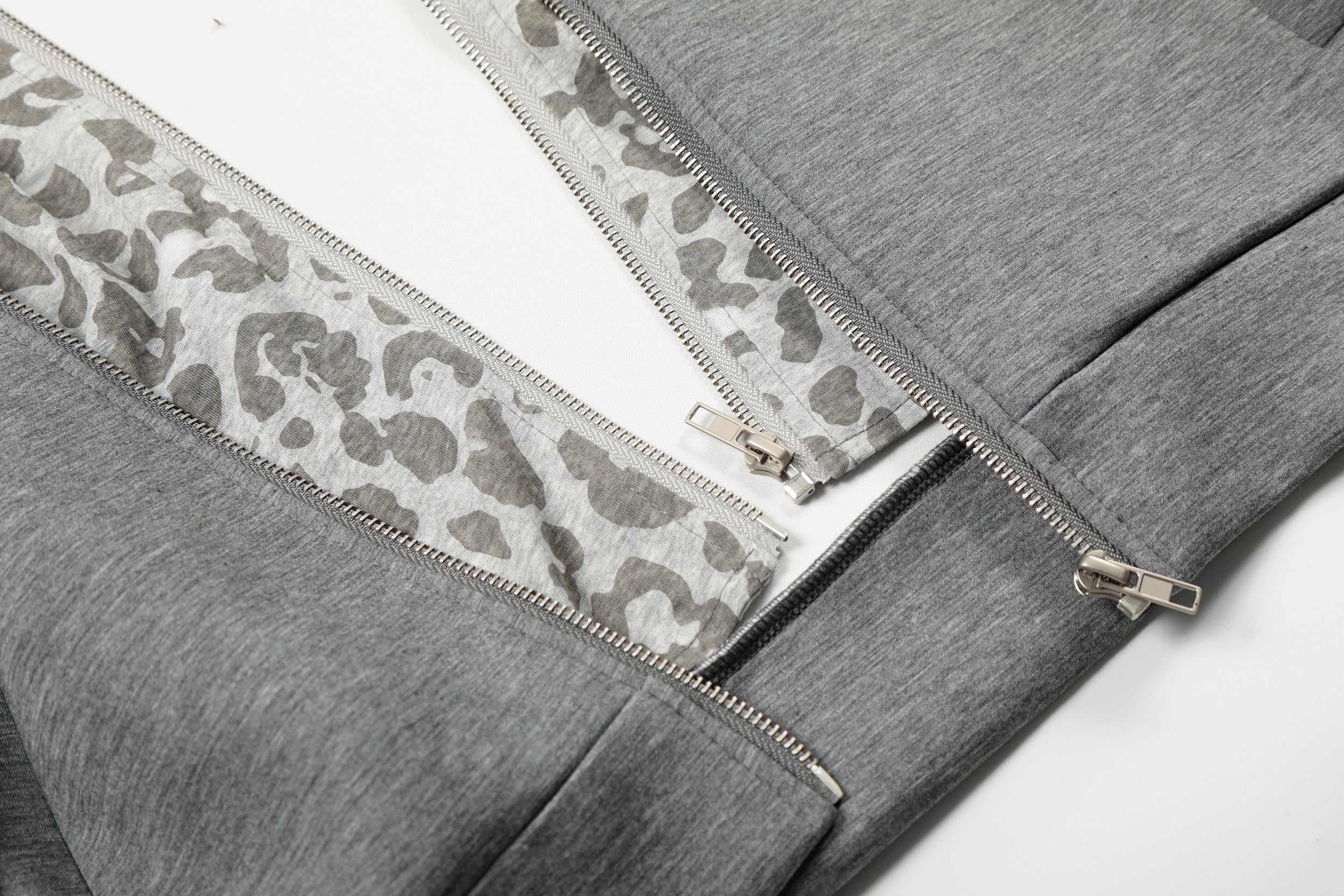 Omirad Layered Zip-Up Hoodie