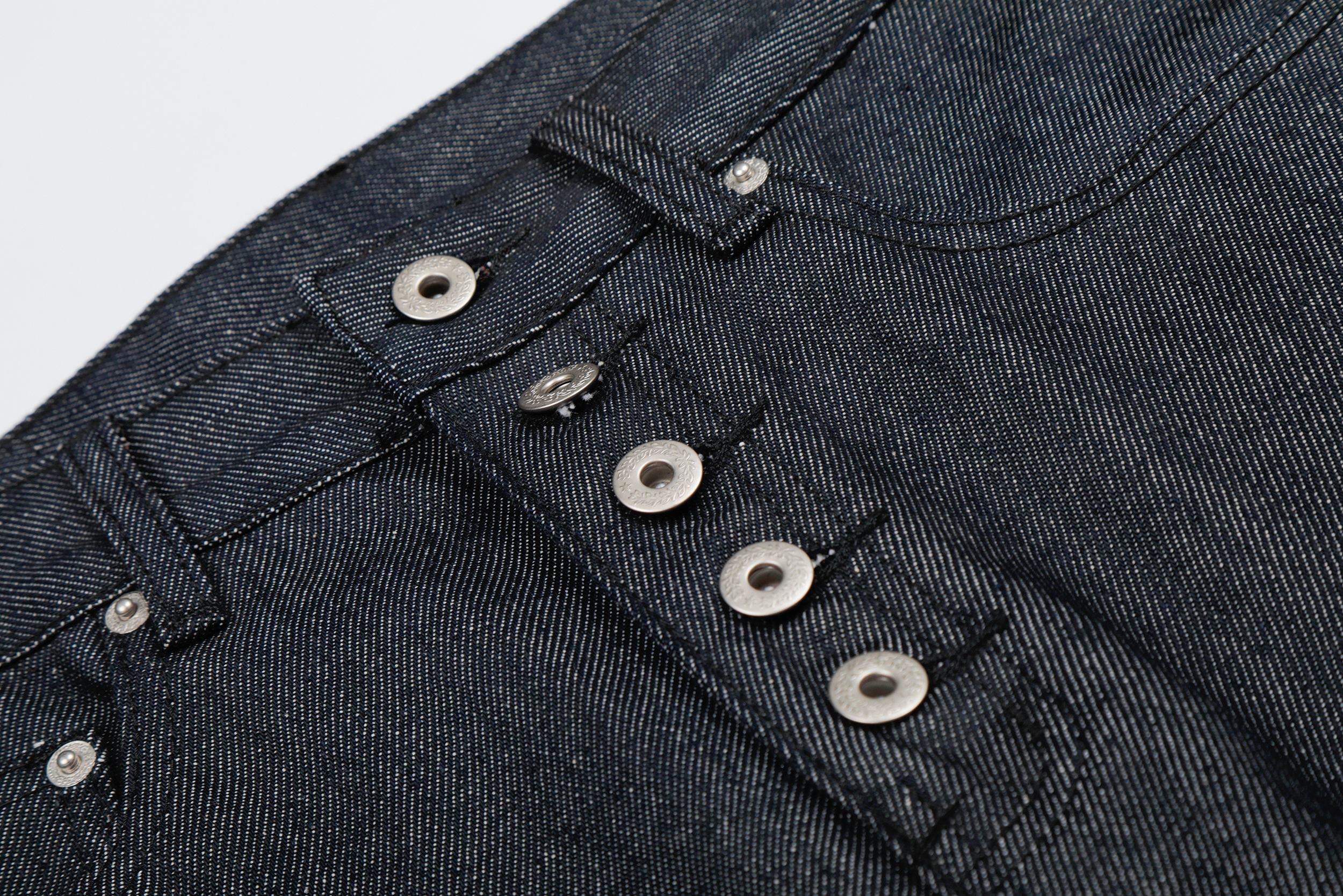 Omirad “Raw Button Denim Jorts”