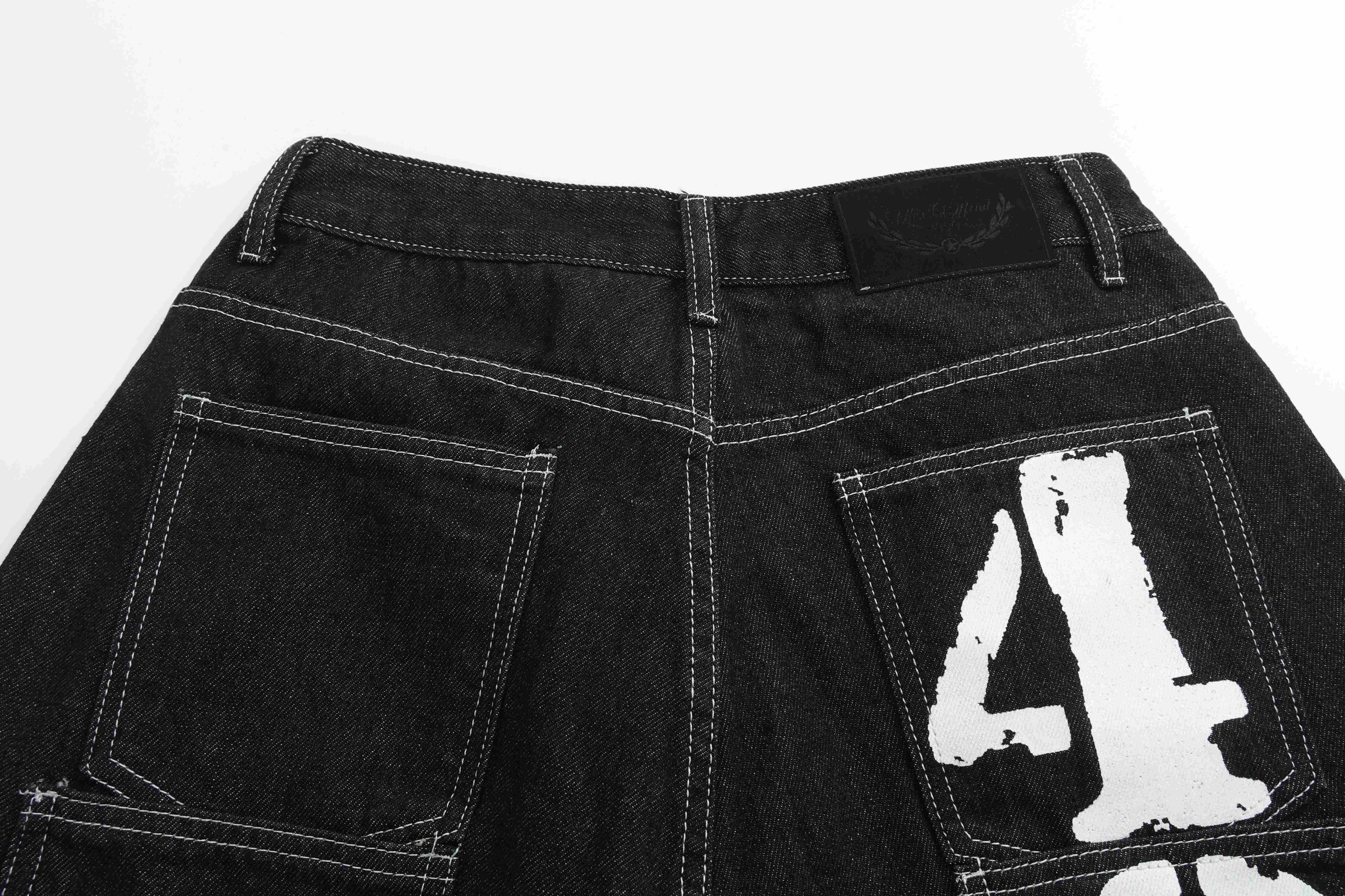 Omirad 404 Patchwork Denim Shorts