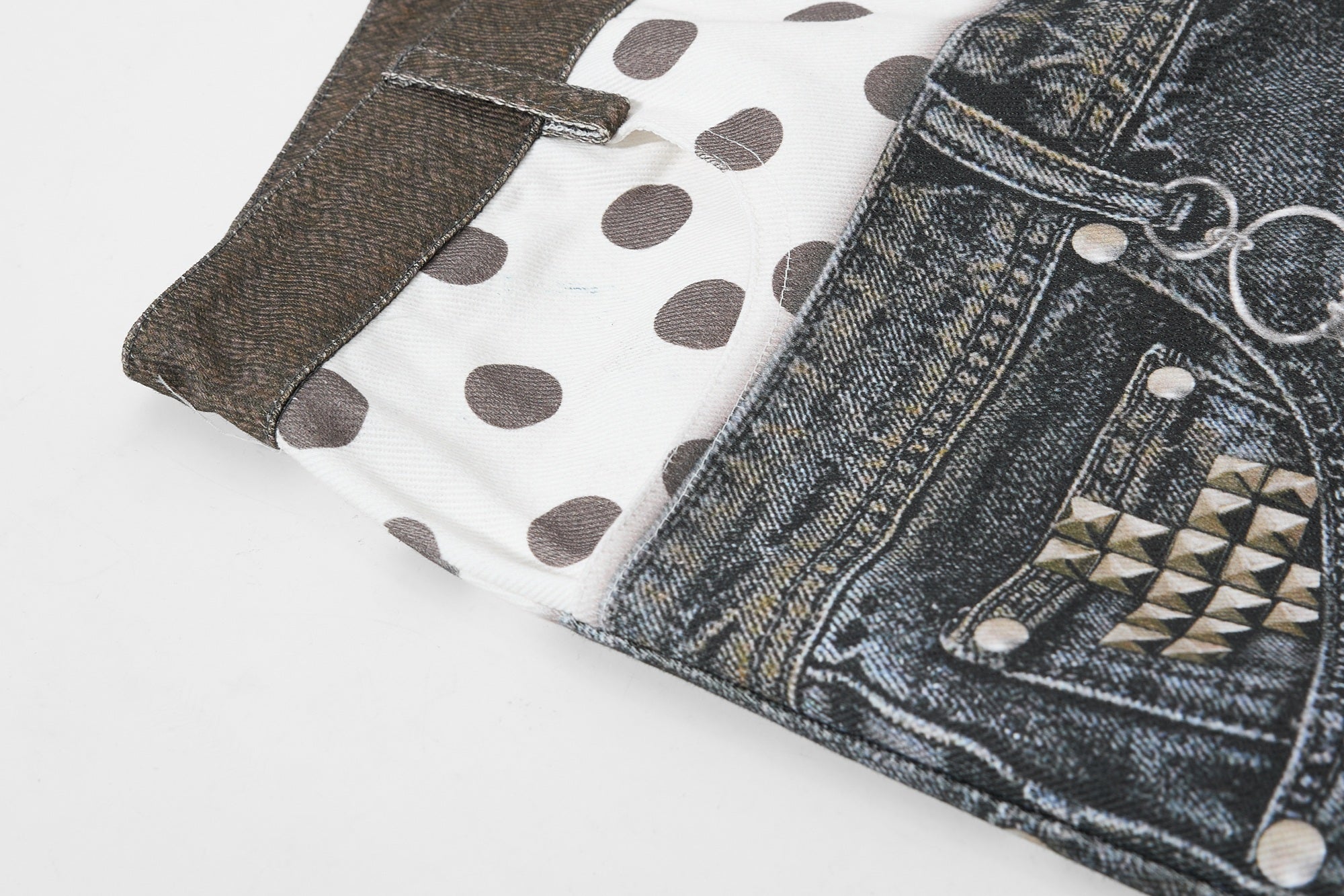 Omirad Layered Punk Denim Jorts