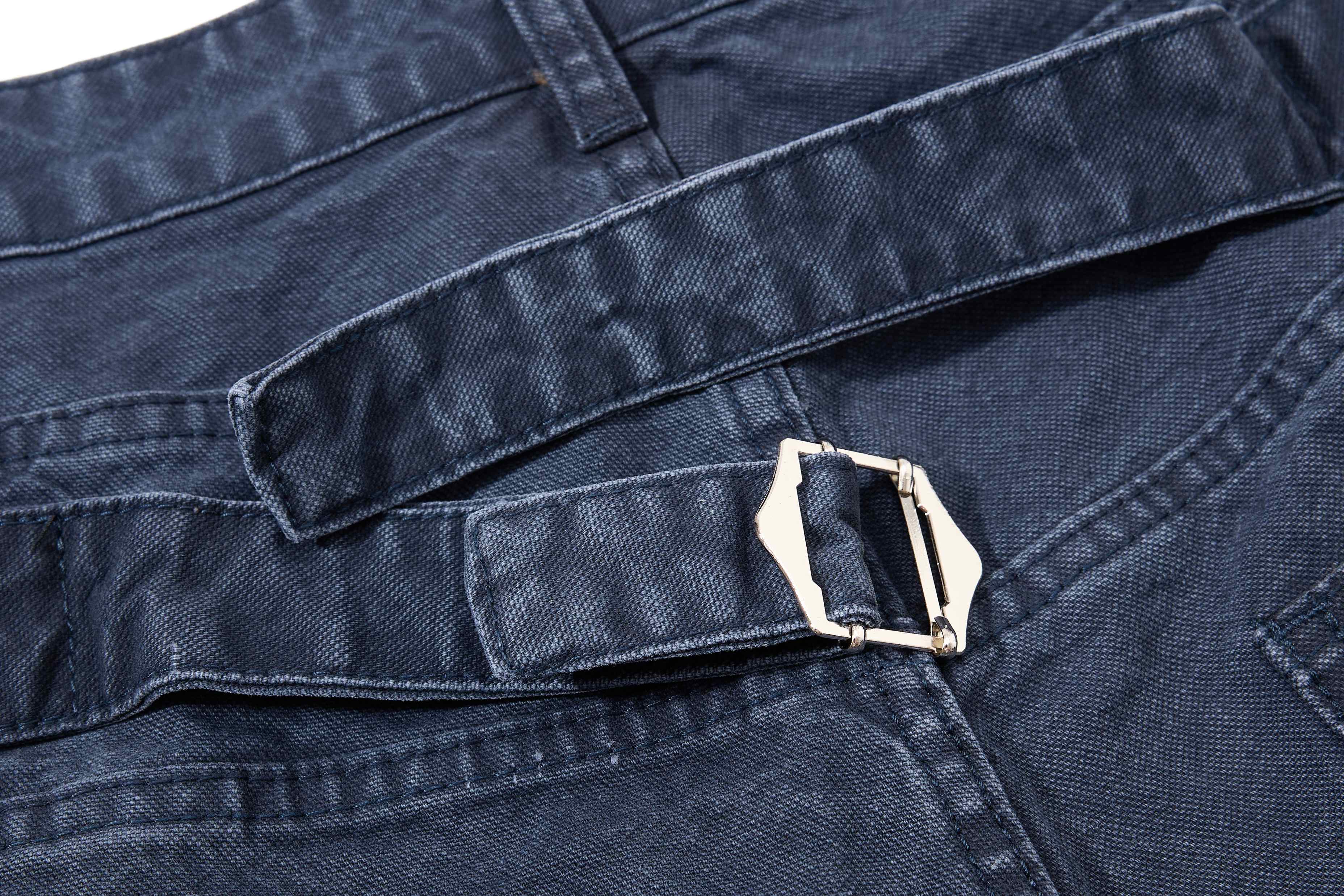 Omirad Vintage Wide-Leg Denim Shorts