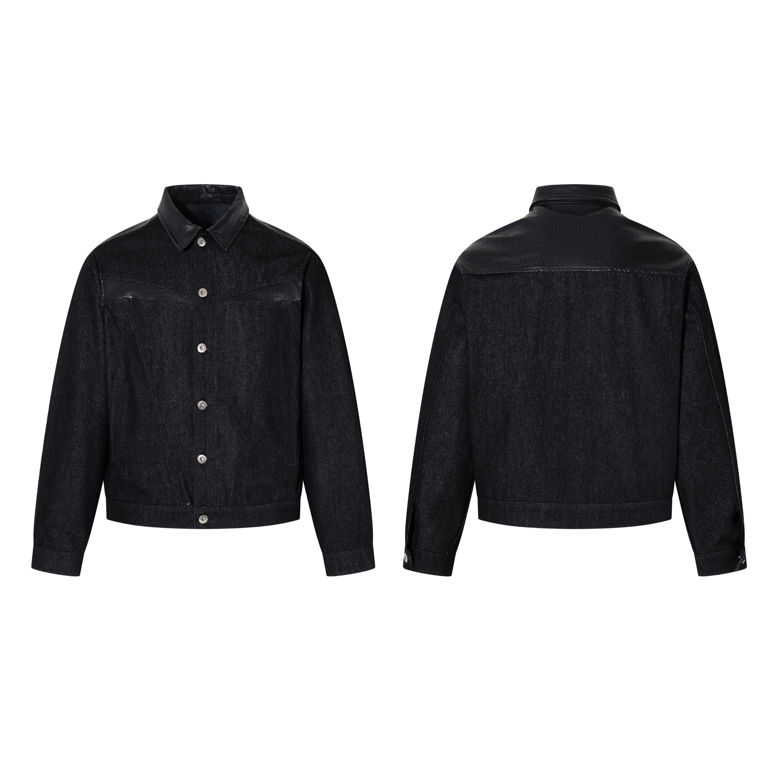 Omirad Denim Panel Jacket