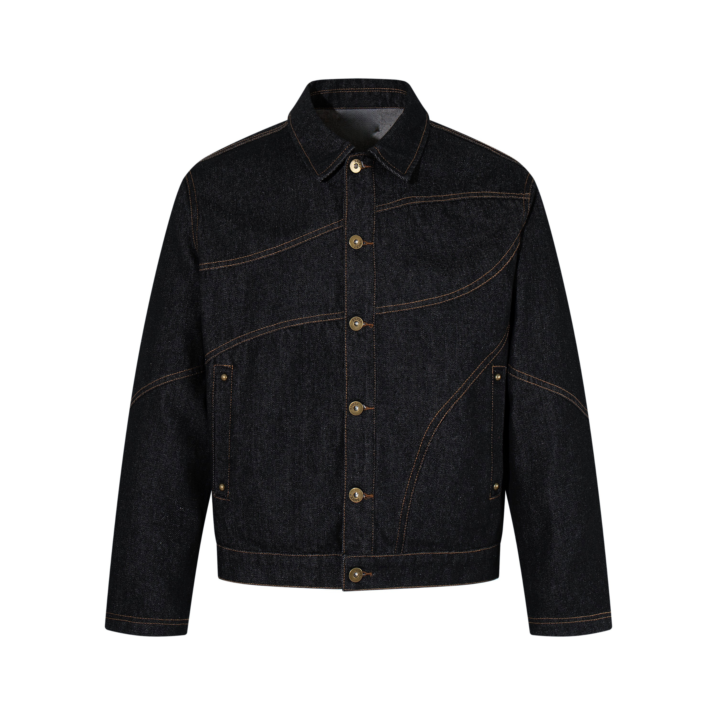 Omirad Curved Seam Denim Jacket