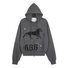 Omirad Graphic Zip Hoodie
