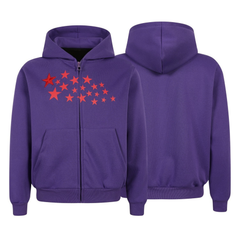 Omirad Star Graphic Zip Hoodie