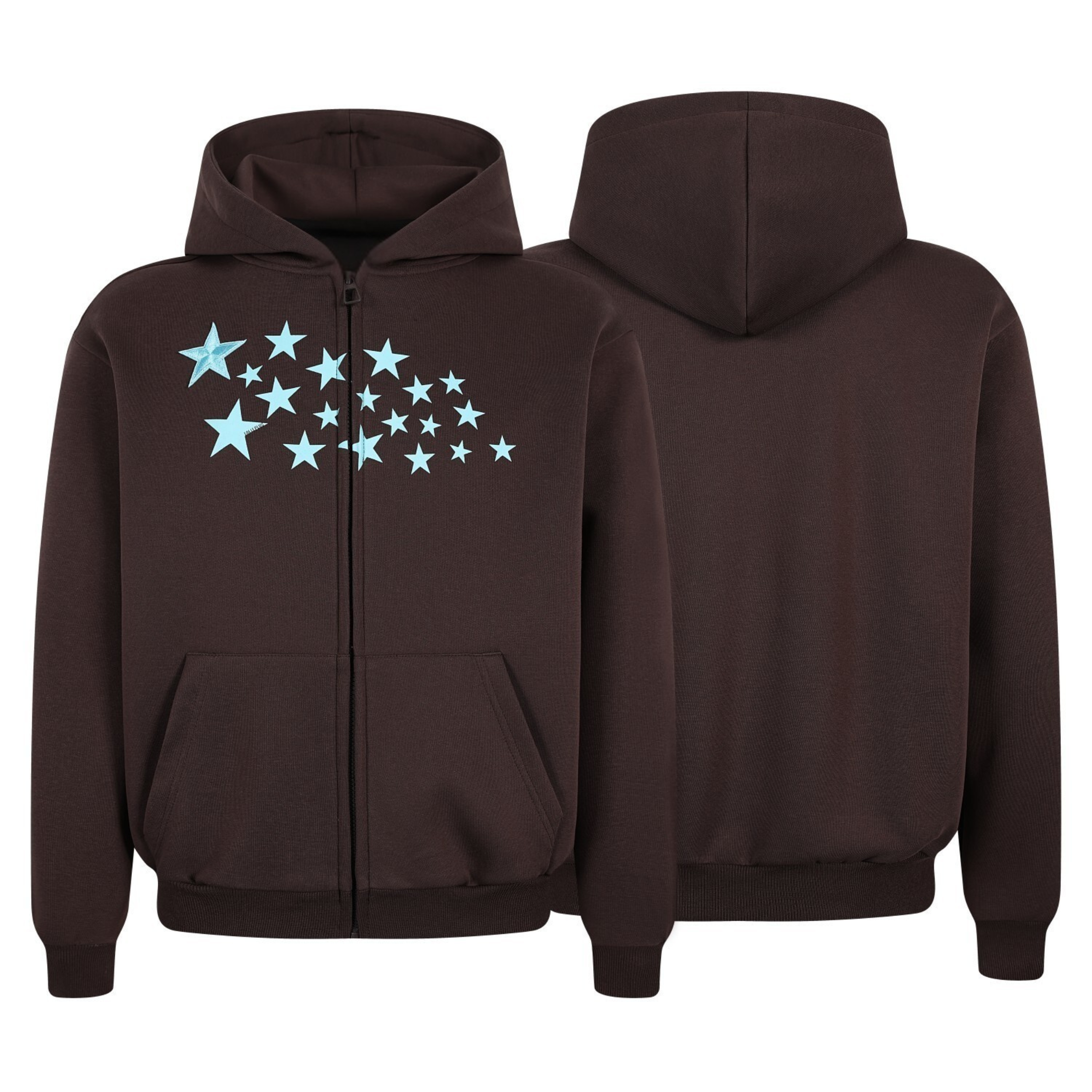 Omirad Star Graphic Zip Hoodie