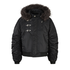 Omirad Toggle-Lock Fur Hood Jacket