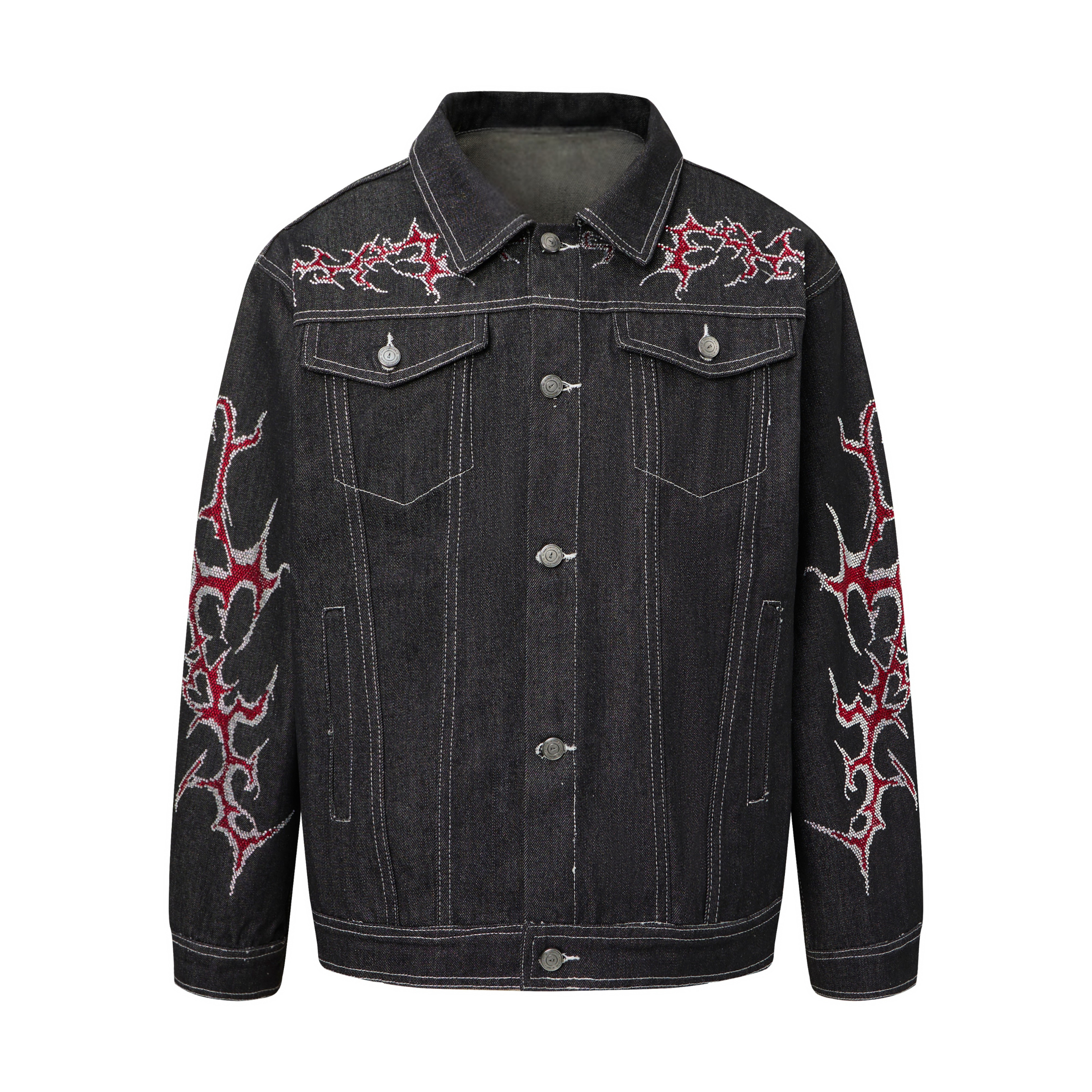 Omirad Graphic Denim Jacket