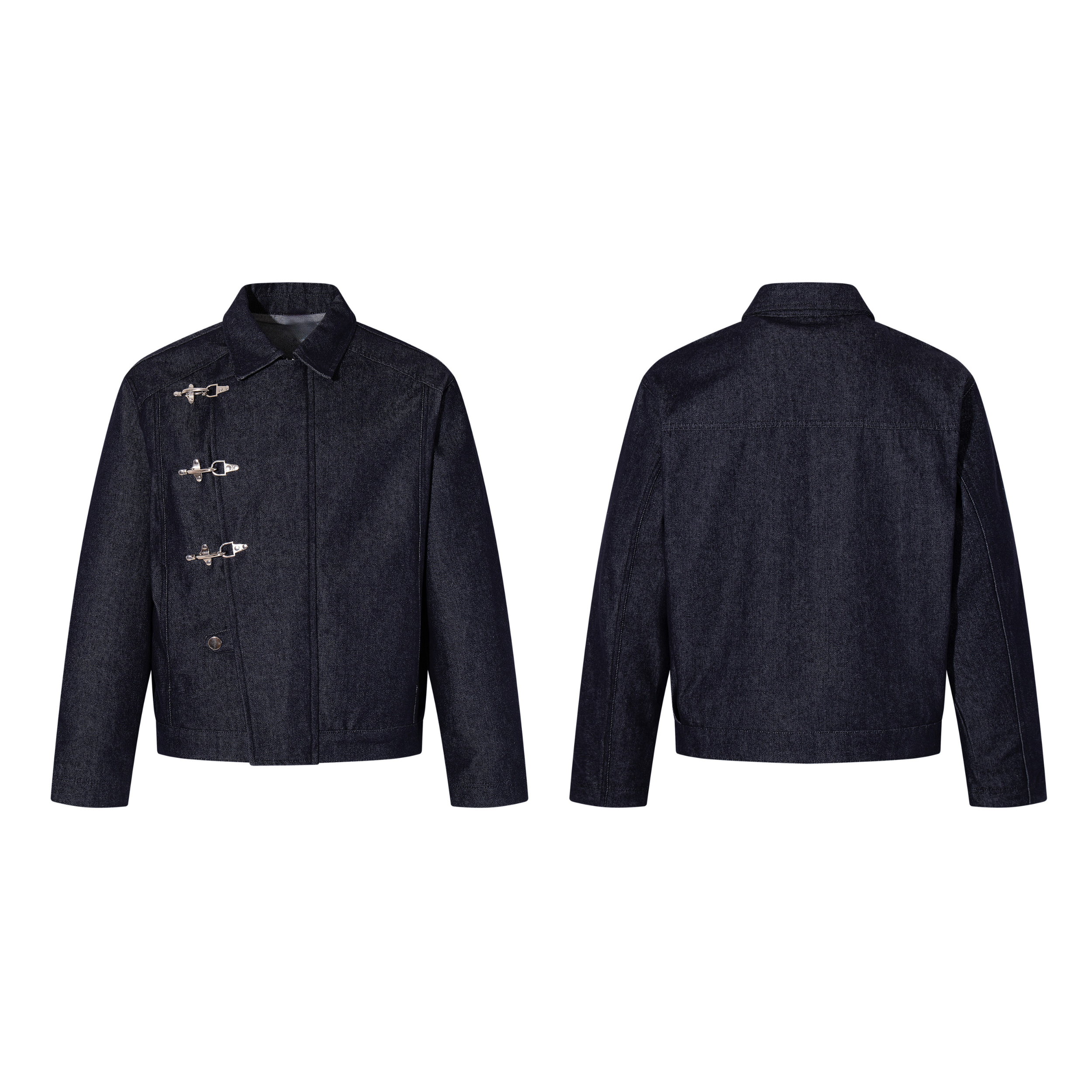 Omirad Buckle Detail Denim Jacket