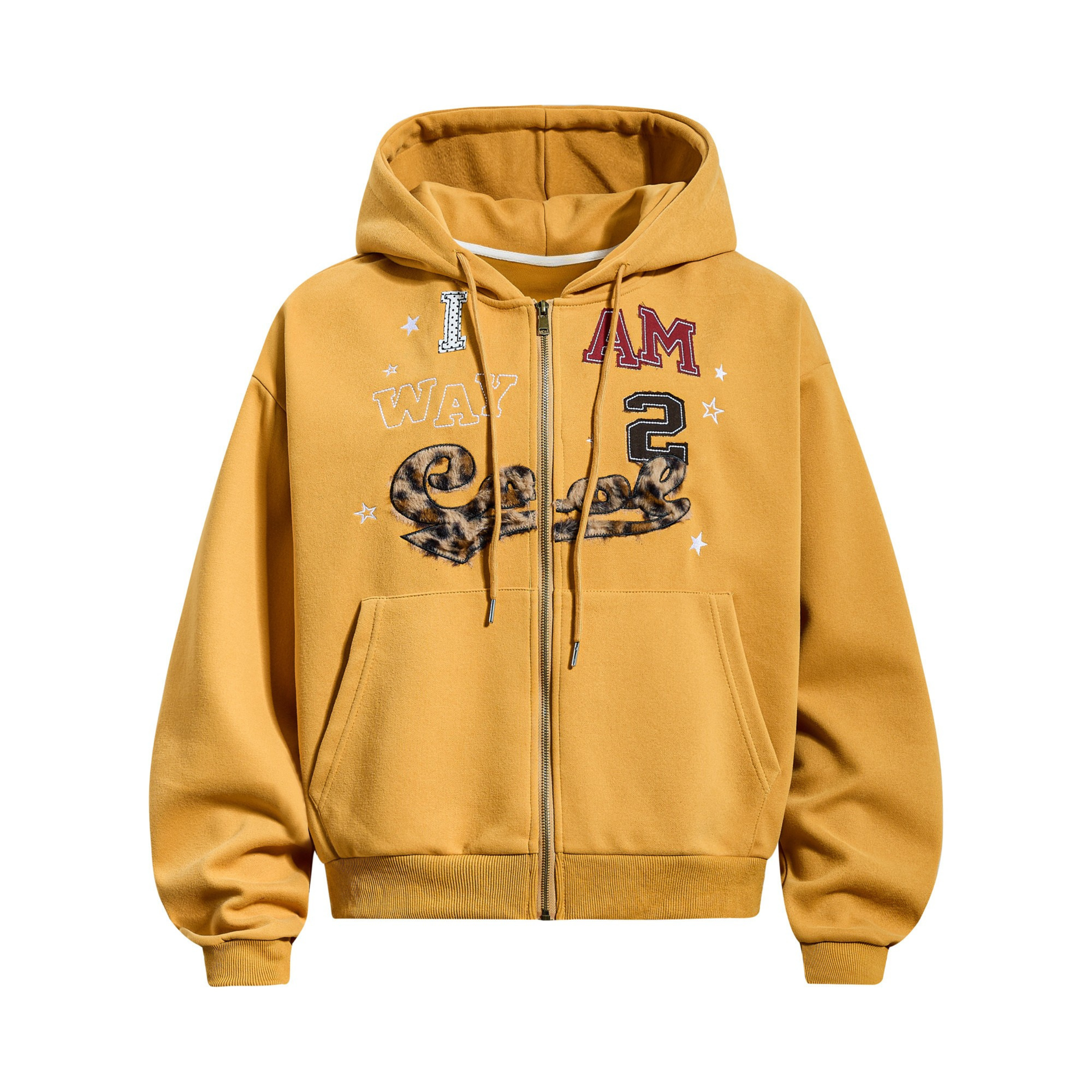 Omirad Vintage Graphic Zip Hoodie
