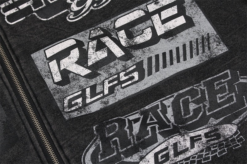 Omirad Racing Graphic Zip Hoodie