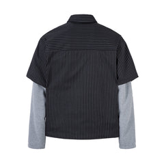 Omirad Layered Pinstripe Shirt