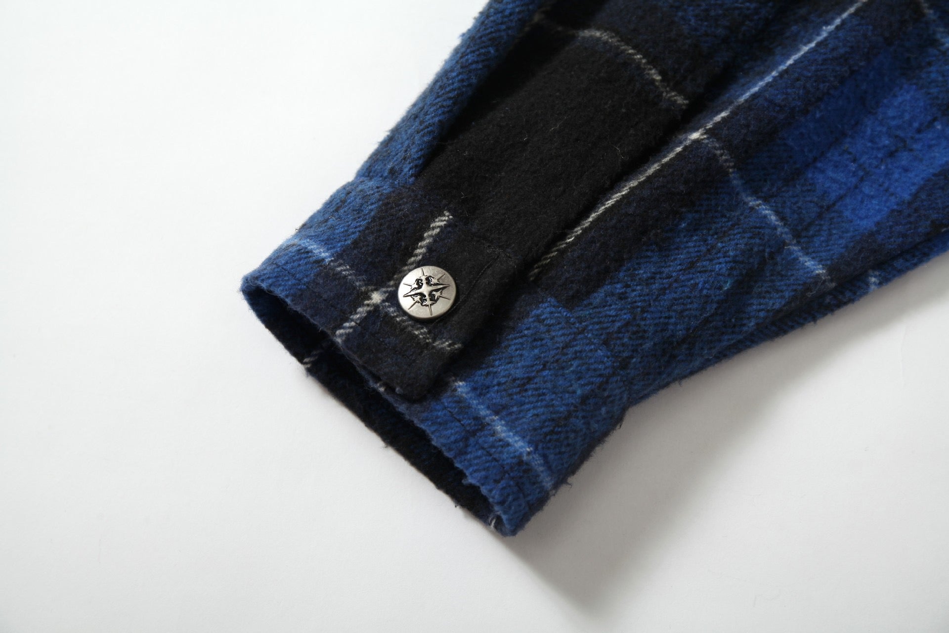 Omirad Plaid Embroidered Hooded Jacket