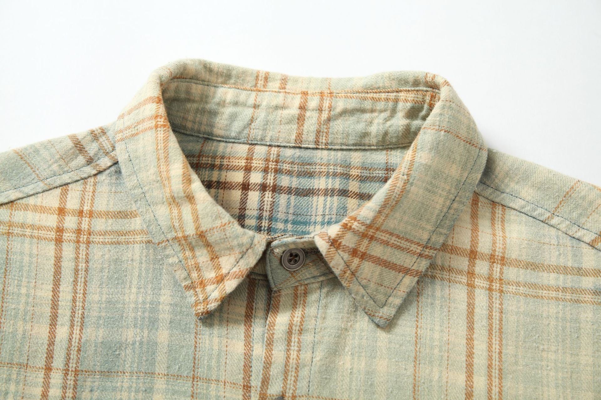 Omirad Gradient Plaid Shirt