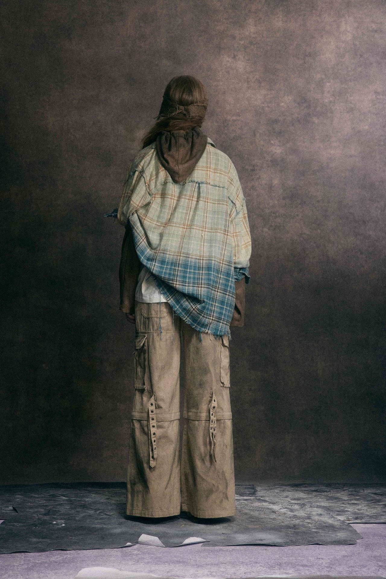 Omirad Gradient Plaid Shirt