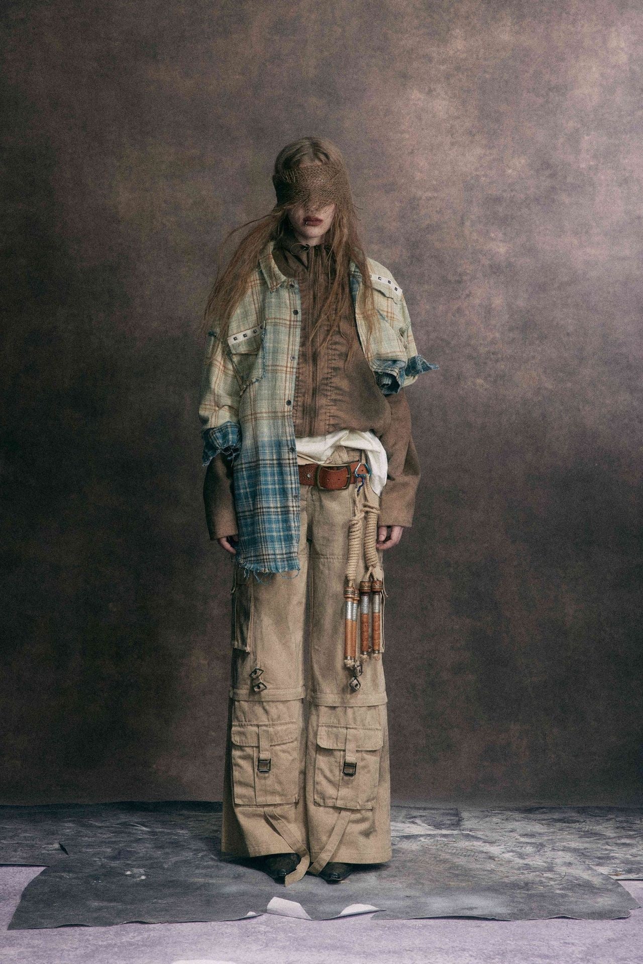 Omirad Gradient Plaid Shirt