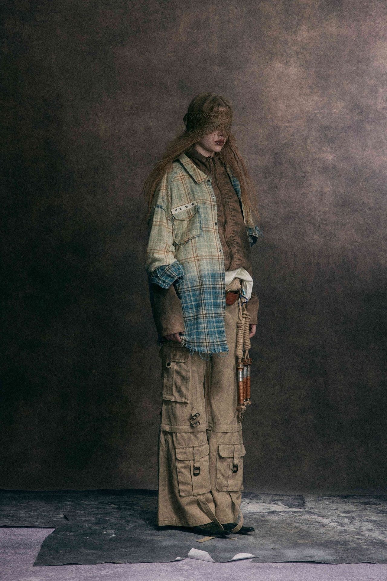 Omirad Gradient Plaid Shirt