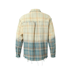 Omirad Gradient Plaid Shirt